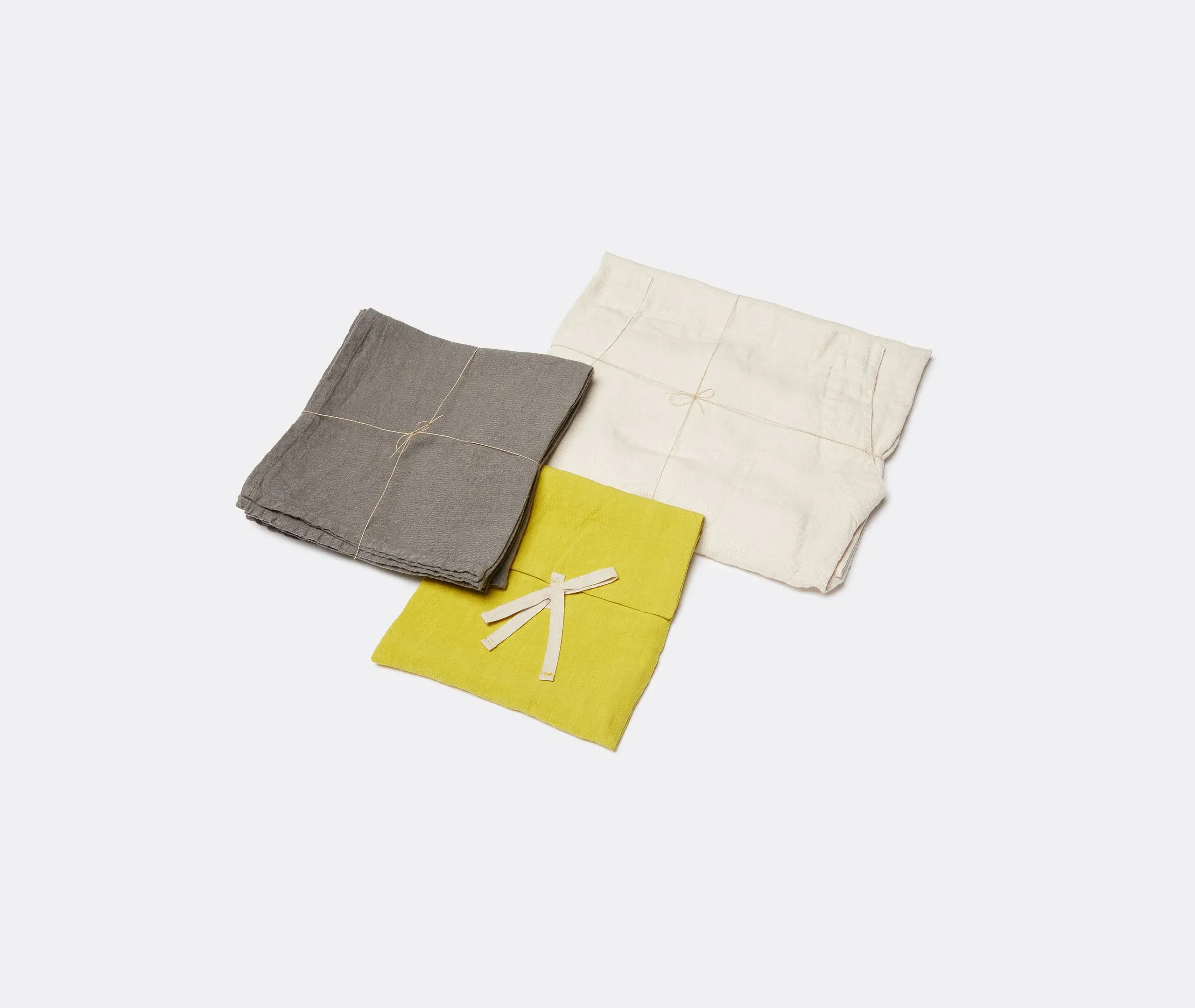 Napkins Set of Four - Charcoal, Linen