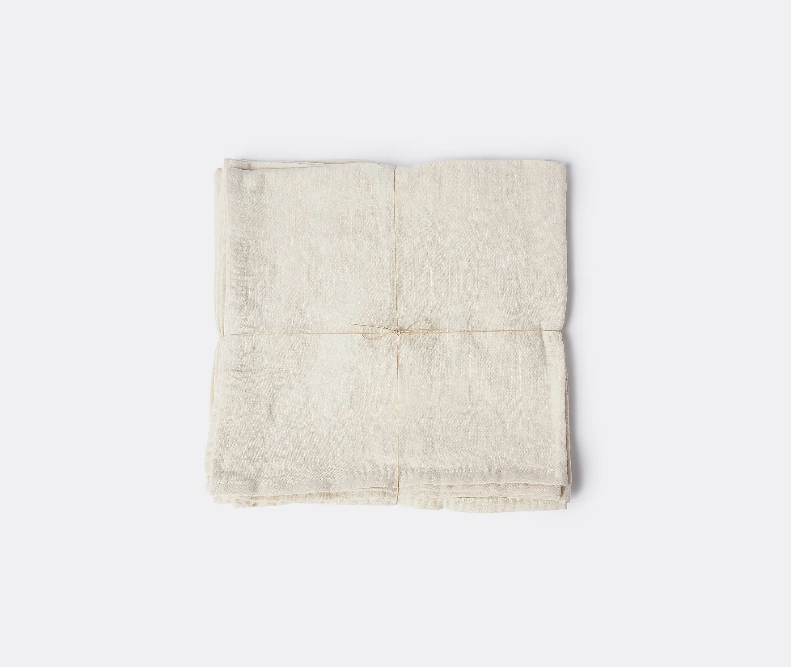 Napkins Set of Four - Cream, Linen