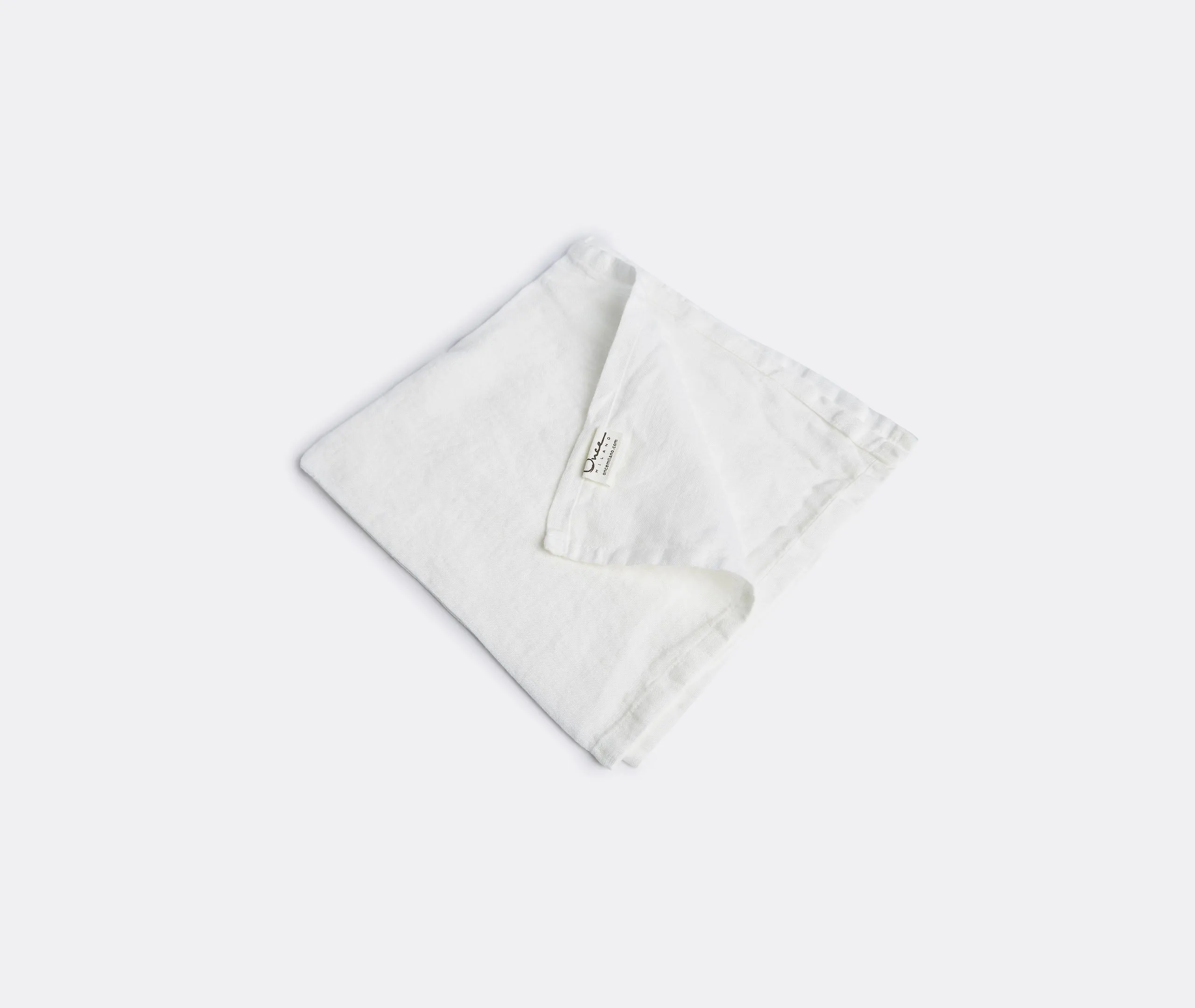 Napkins Set of Four - White, Linen
