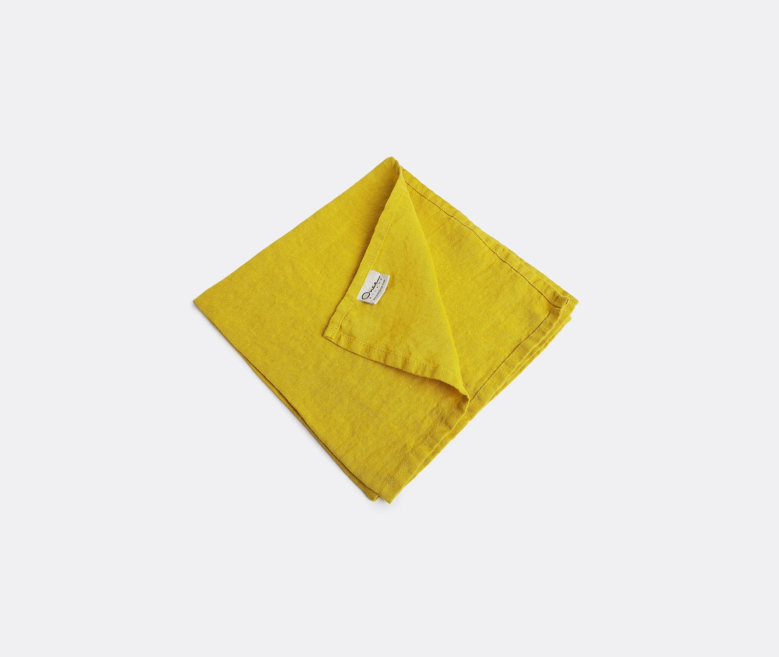 Napkins Set of Four - Yellow, Linen