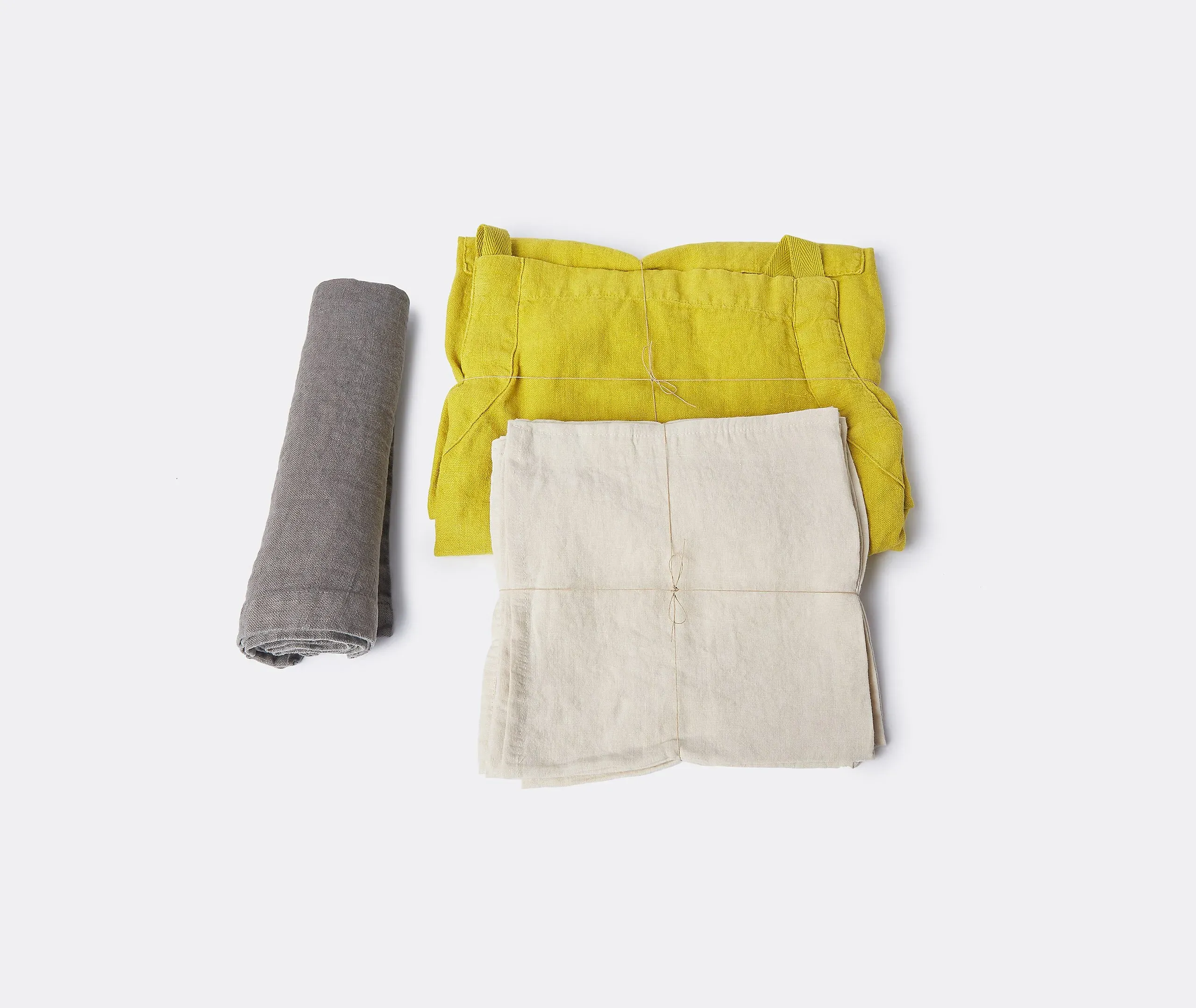 Set of 2 Placemats - Charcoal, Linen