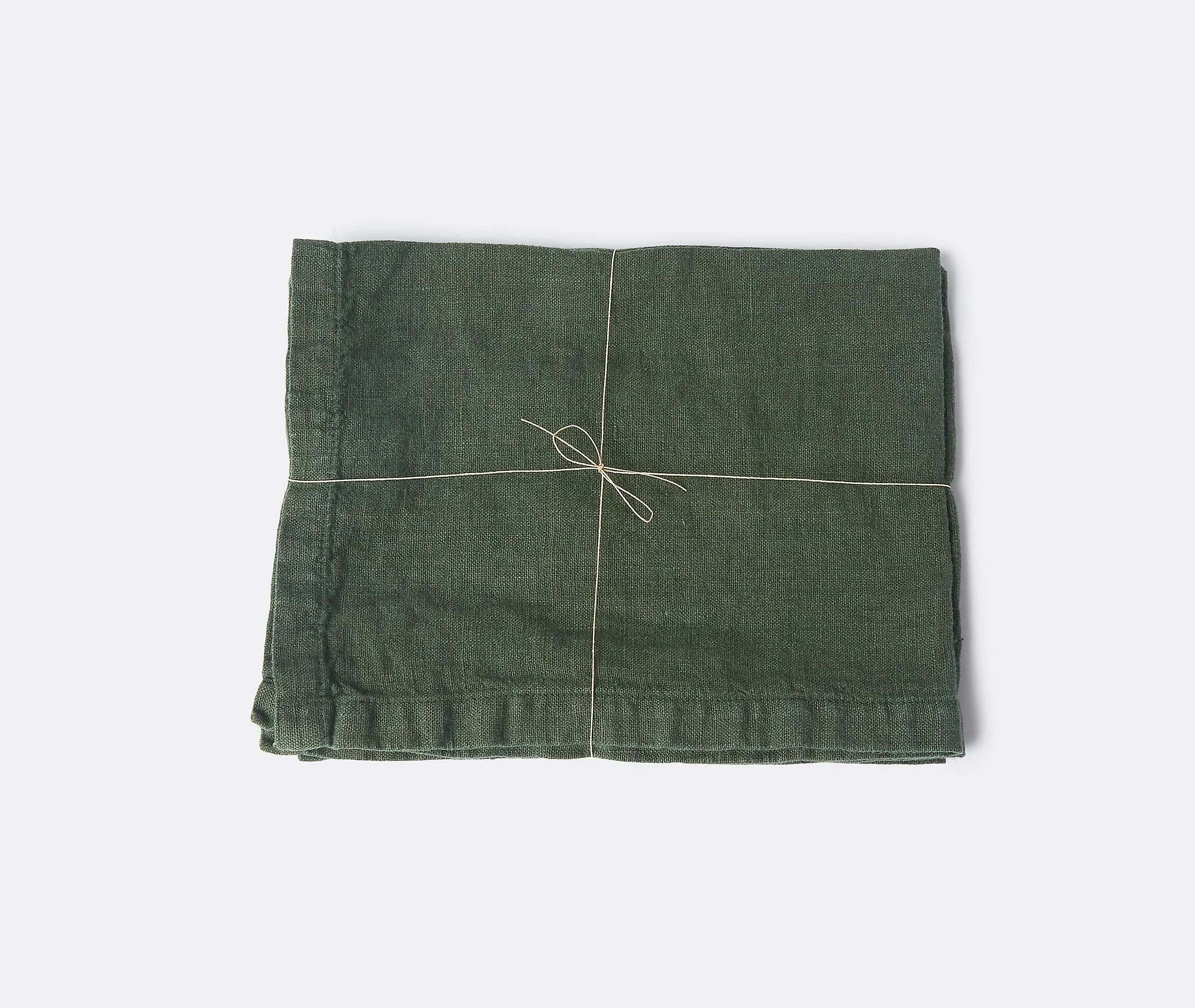 Set of 2 Placemats - Green, Linen