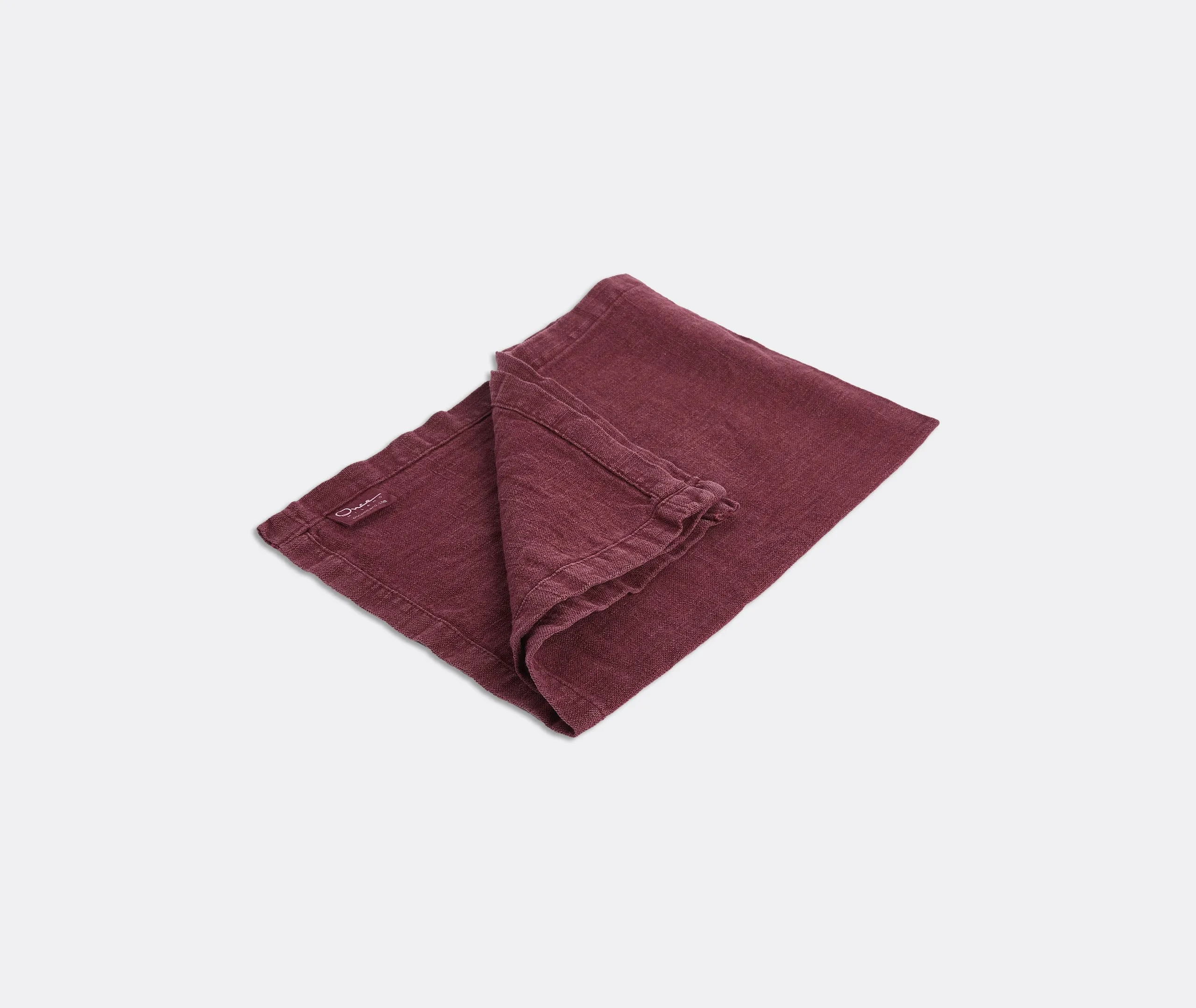 Set of 2 Placemats - Wine, Linen