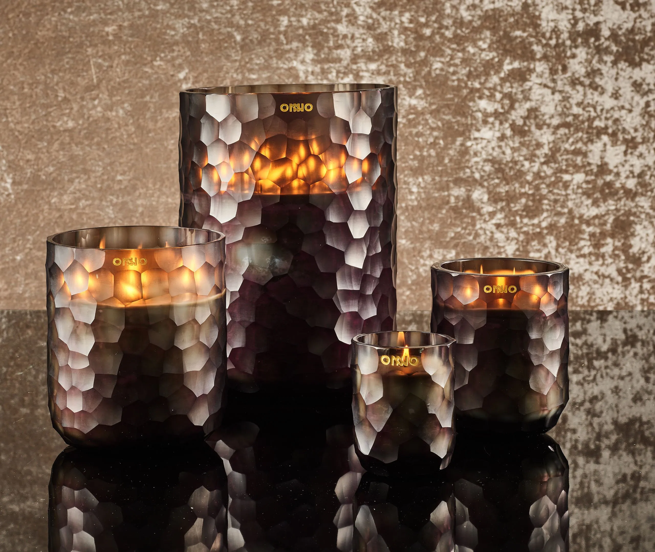 Extra Small Eternal Candle Zanzibar - Grey, Glass