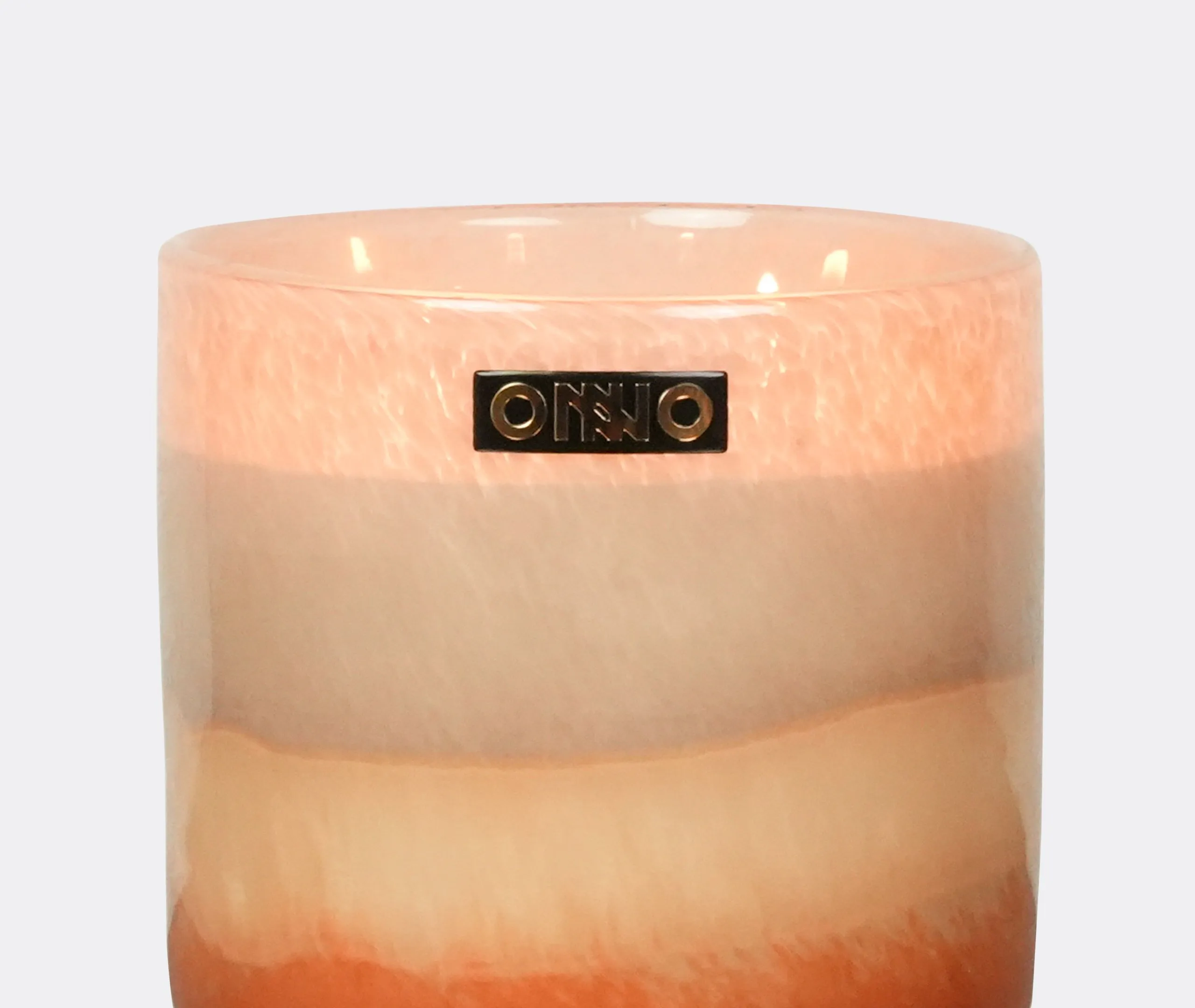 Medium Scented Candle Escape Scent - Orange, Glass