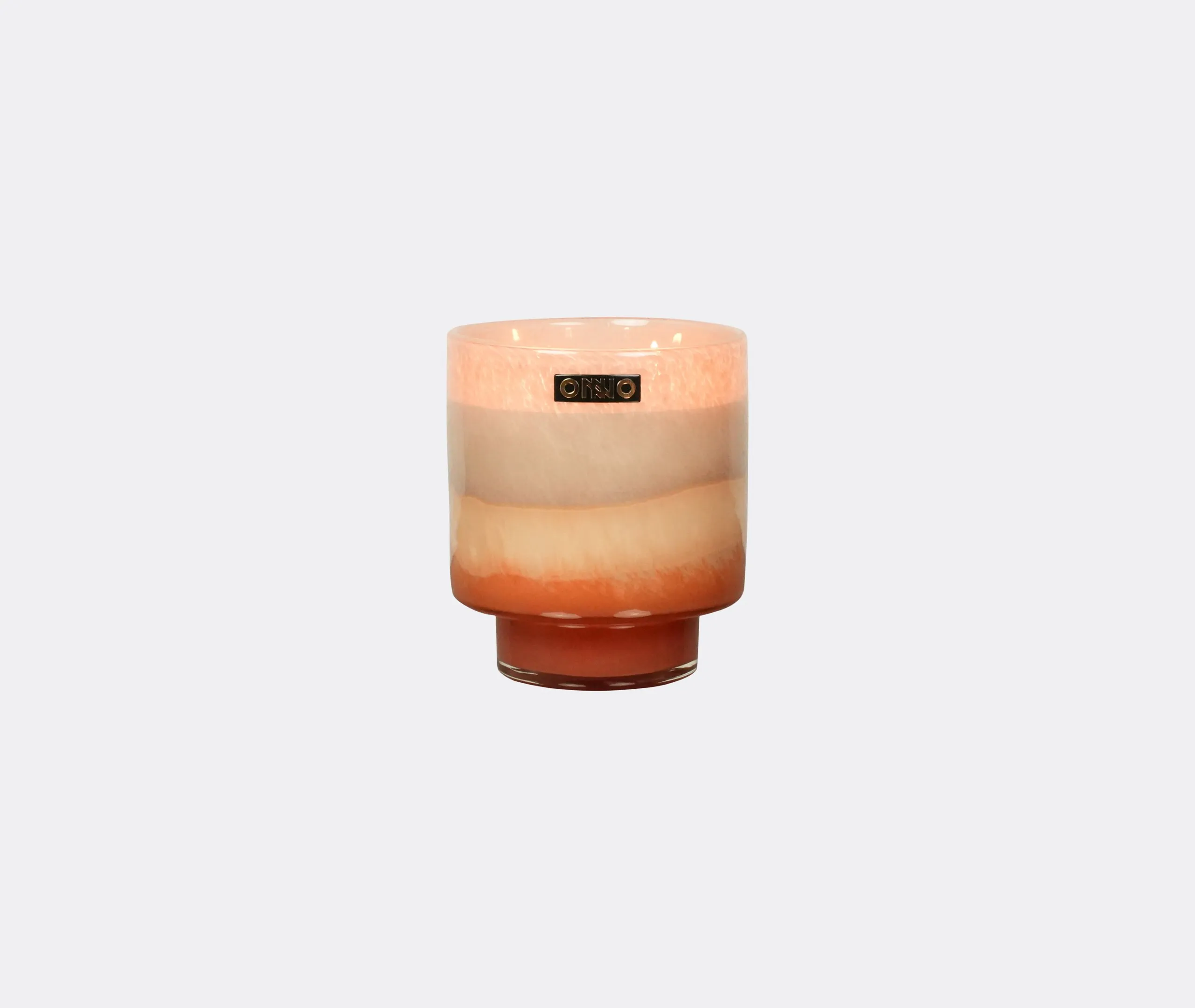 Medium Scented Candle Escape Scent - Orange, Glass