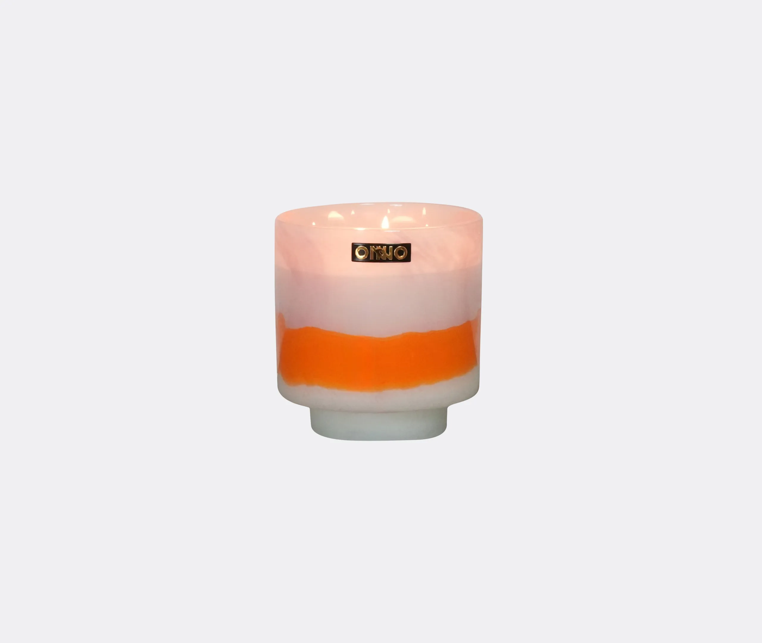 Medium Scented Candle Gold Fragrance - Multicolor