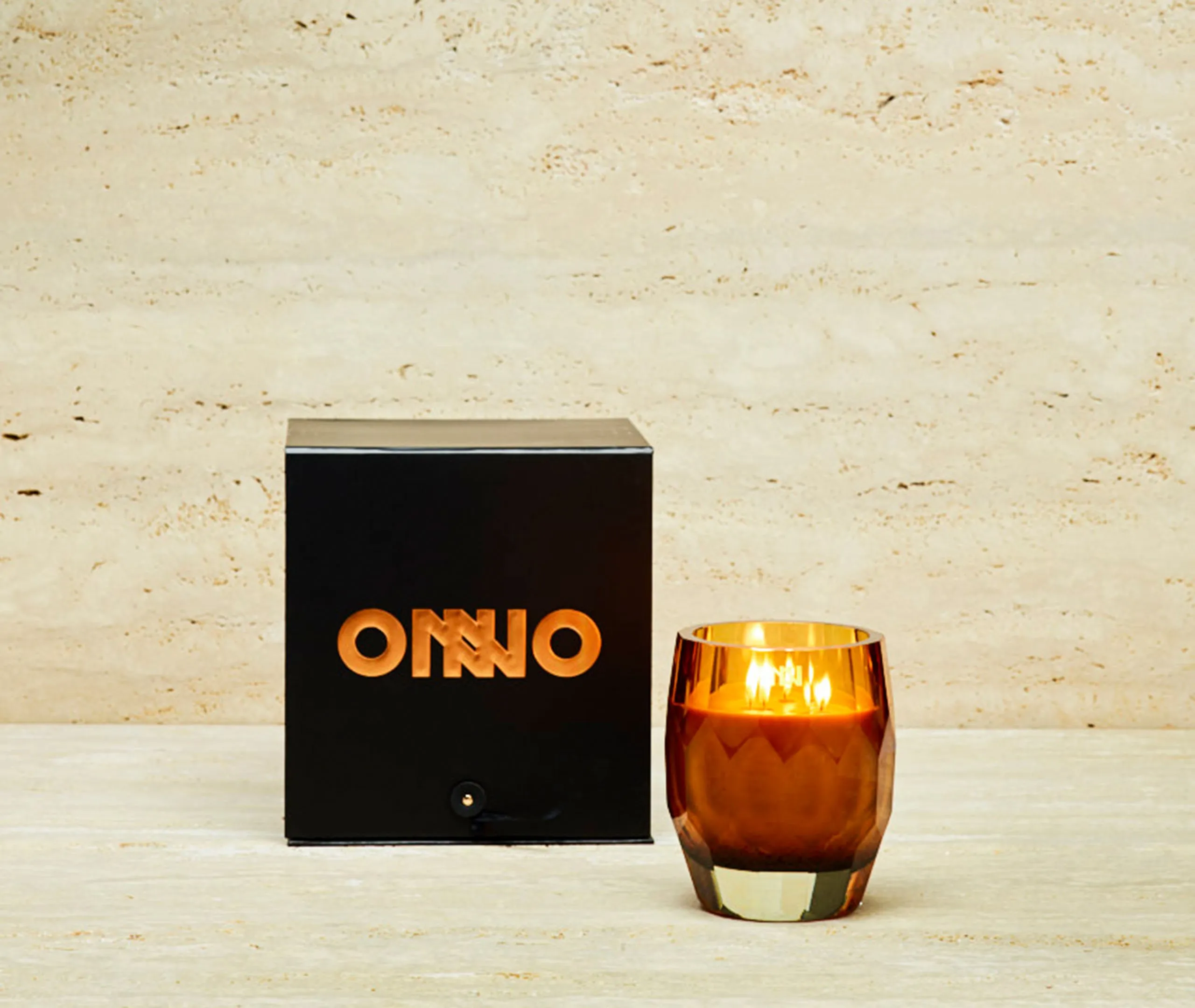 Medium Scented Candle - Gold, Glass