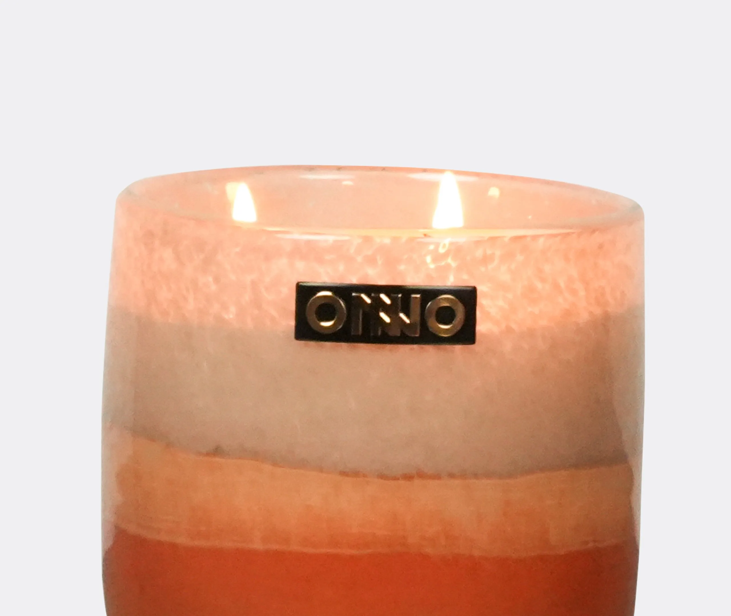 Small Scented Candle Escape Scent - Orange, Glass
