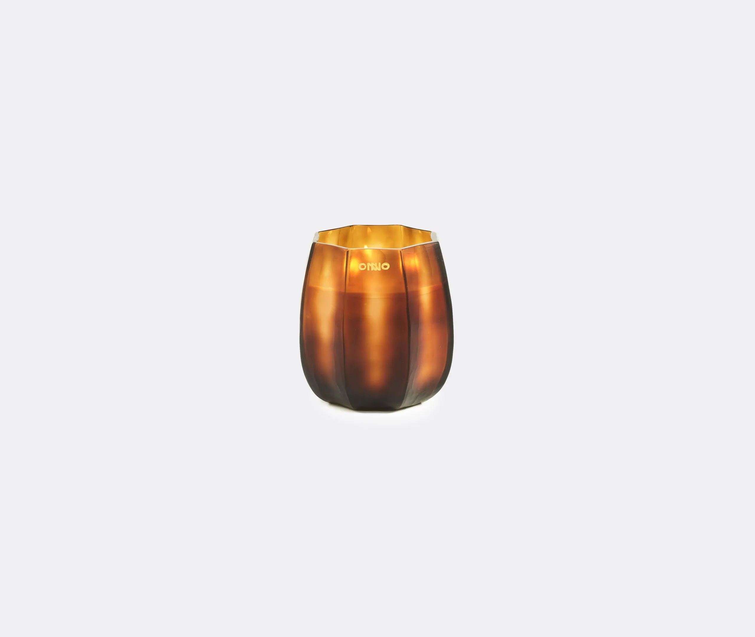 Small Scented Candle Sage Scent - Amber, Glass image