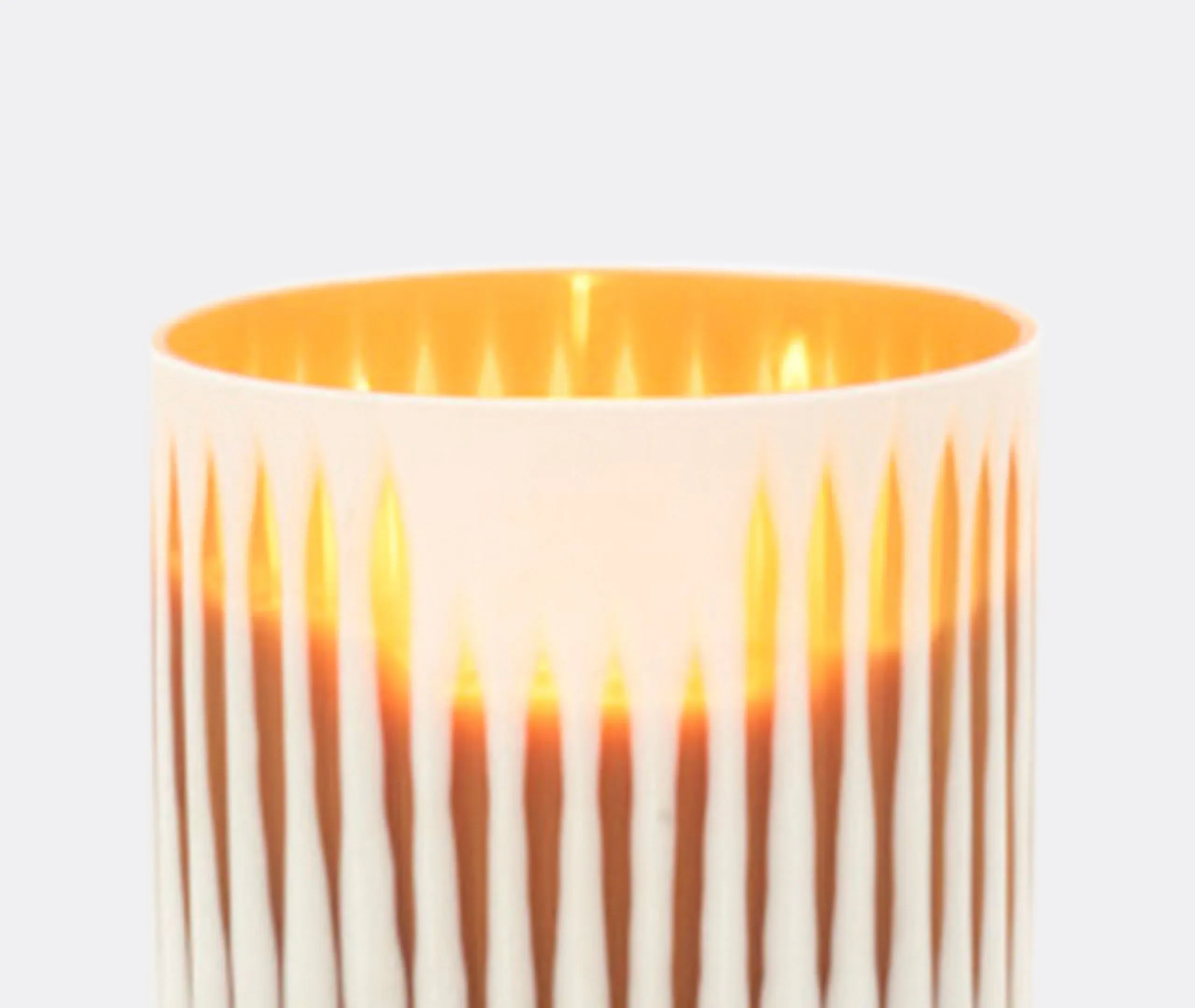 Small Scented Candle Sunset Fragrance - White Glass