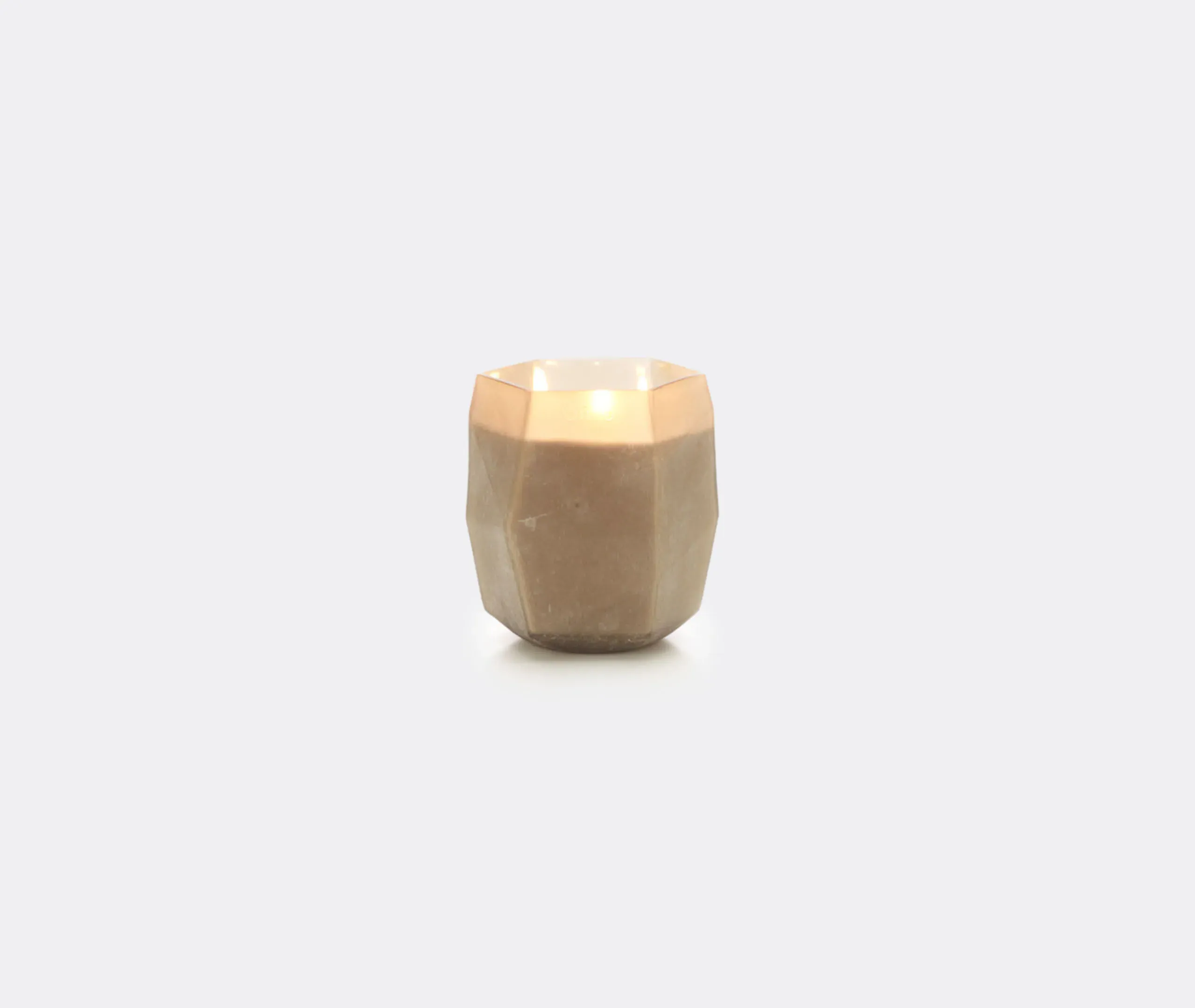 Terre Light Smoked Small Candle Zanzibar Scent - Grey, Glass product