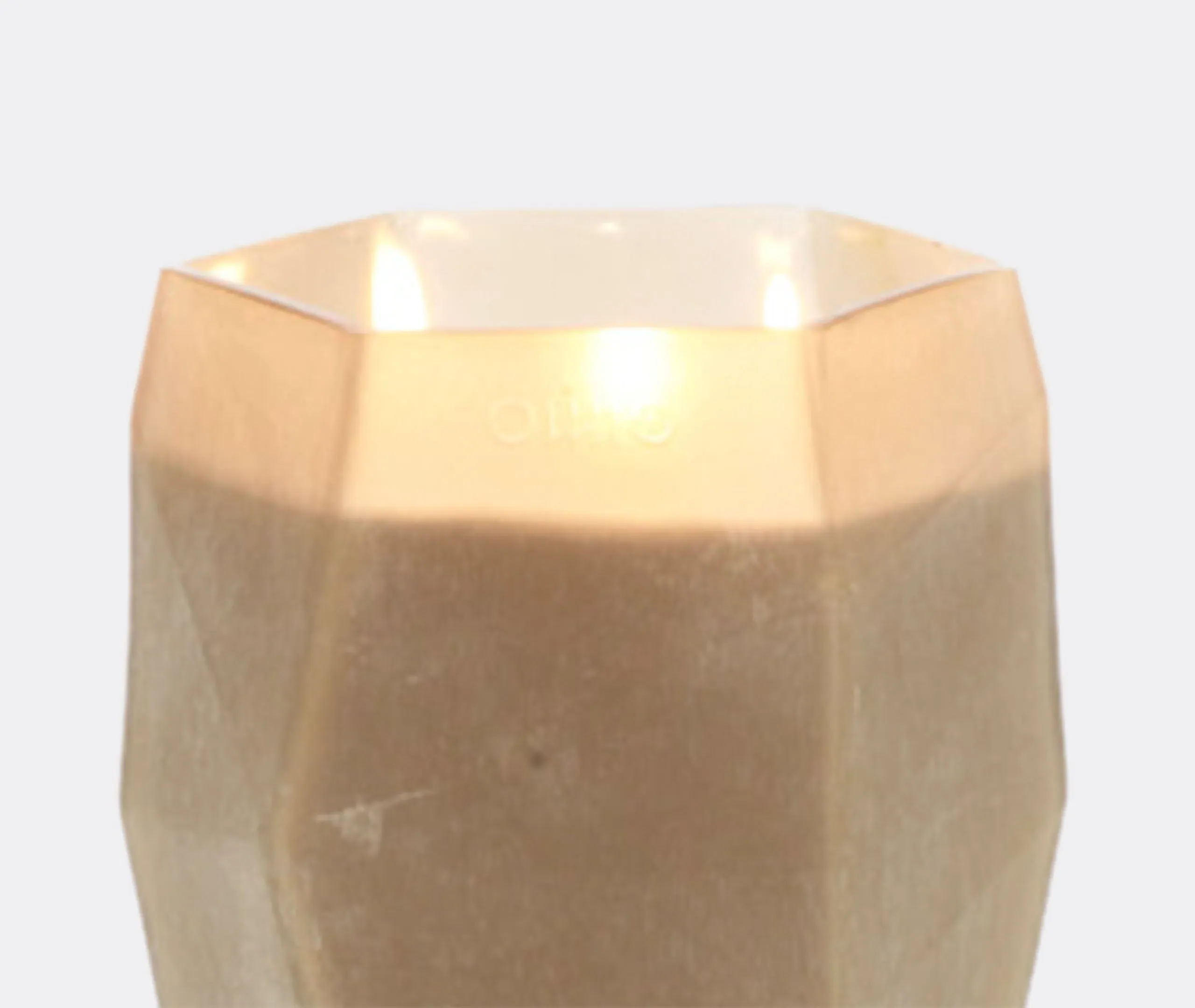 Terre Small Candle Zanzibar Scent - Grey, Smoked Glass
