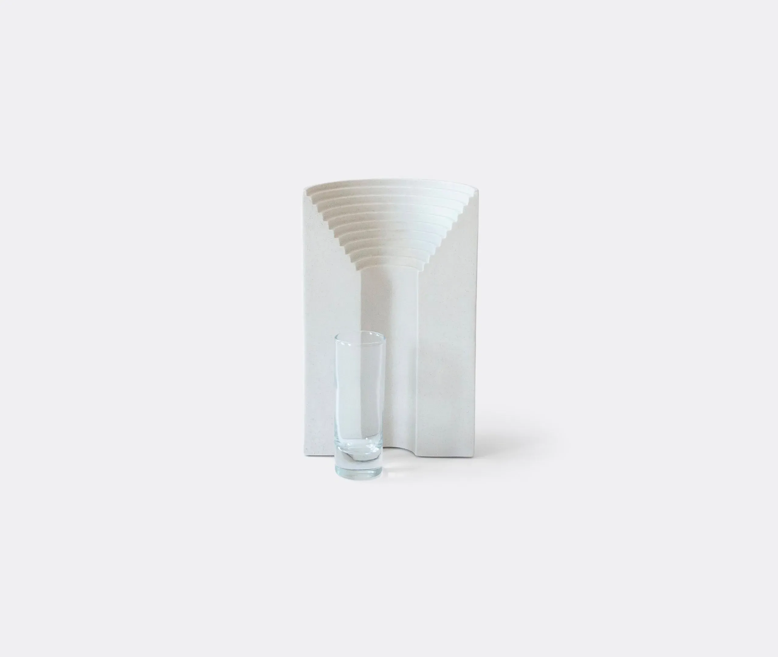 Large Sculptural Vase - White, Porcelain