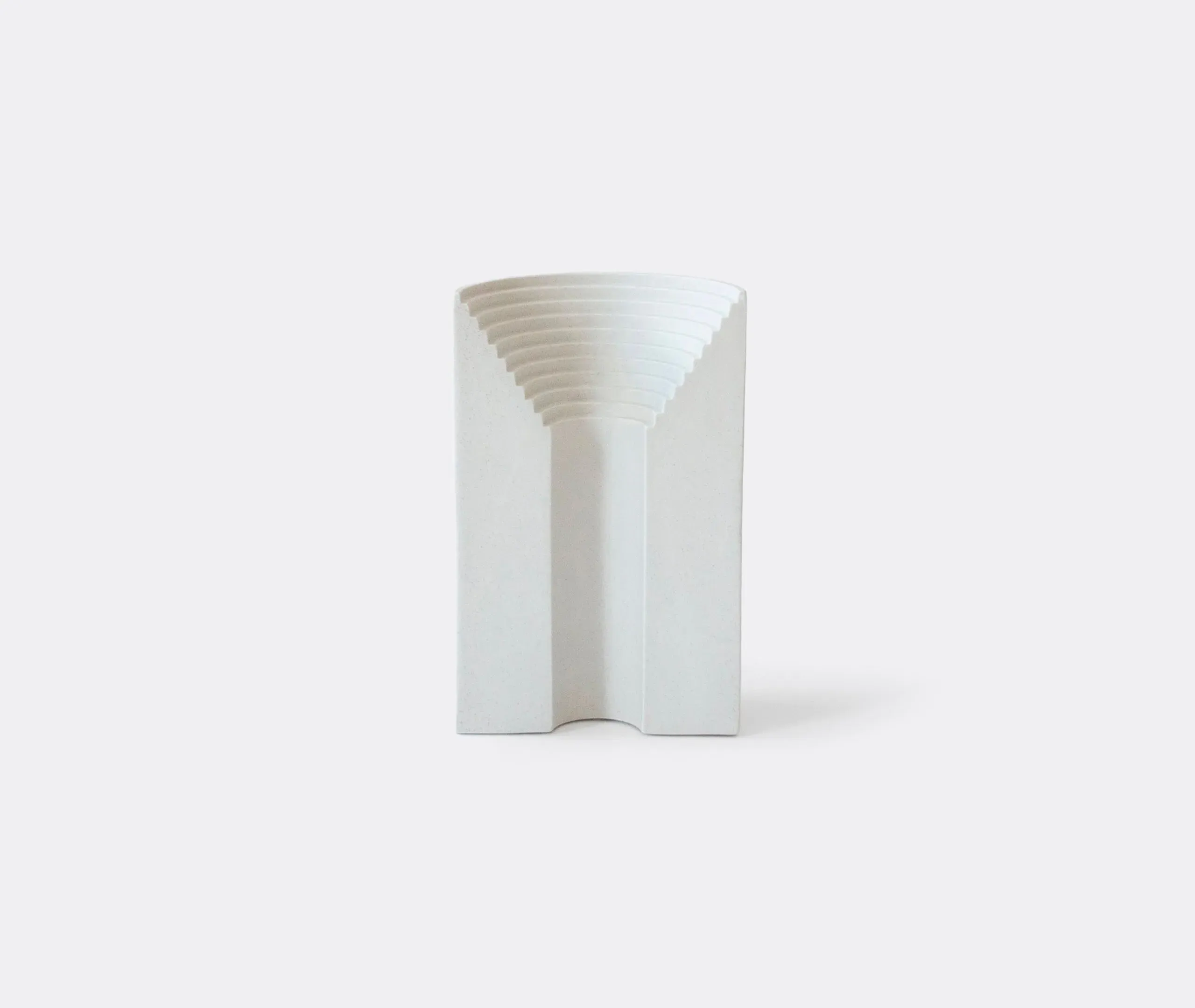 Large Sculptural Vase - White, Porcelain