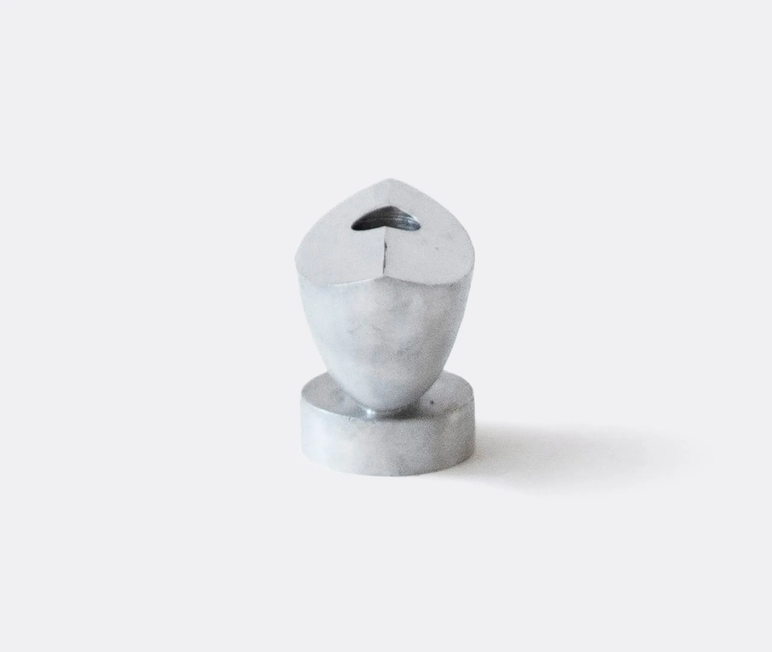 Poise Candle Holder Horizontal - Silver, Aluminum