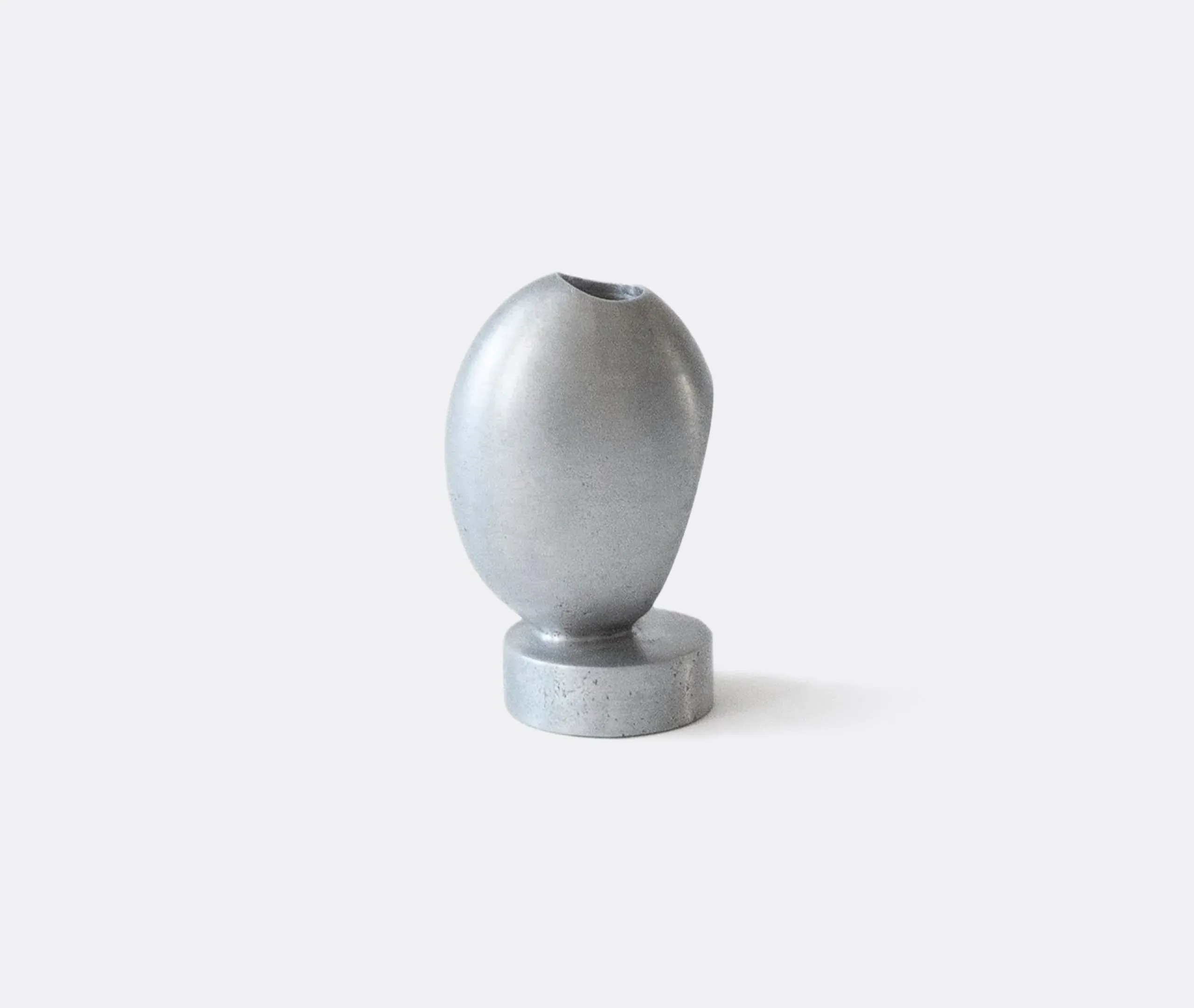 Poise Candle Holder Vertical - Silver, Aluminum