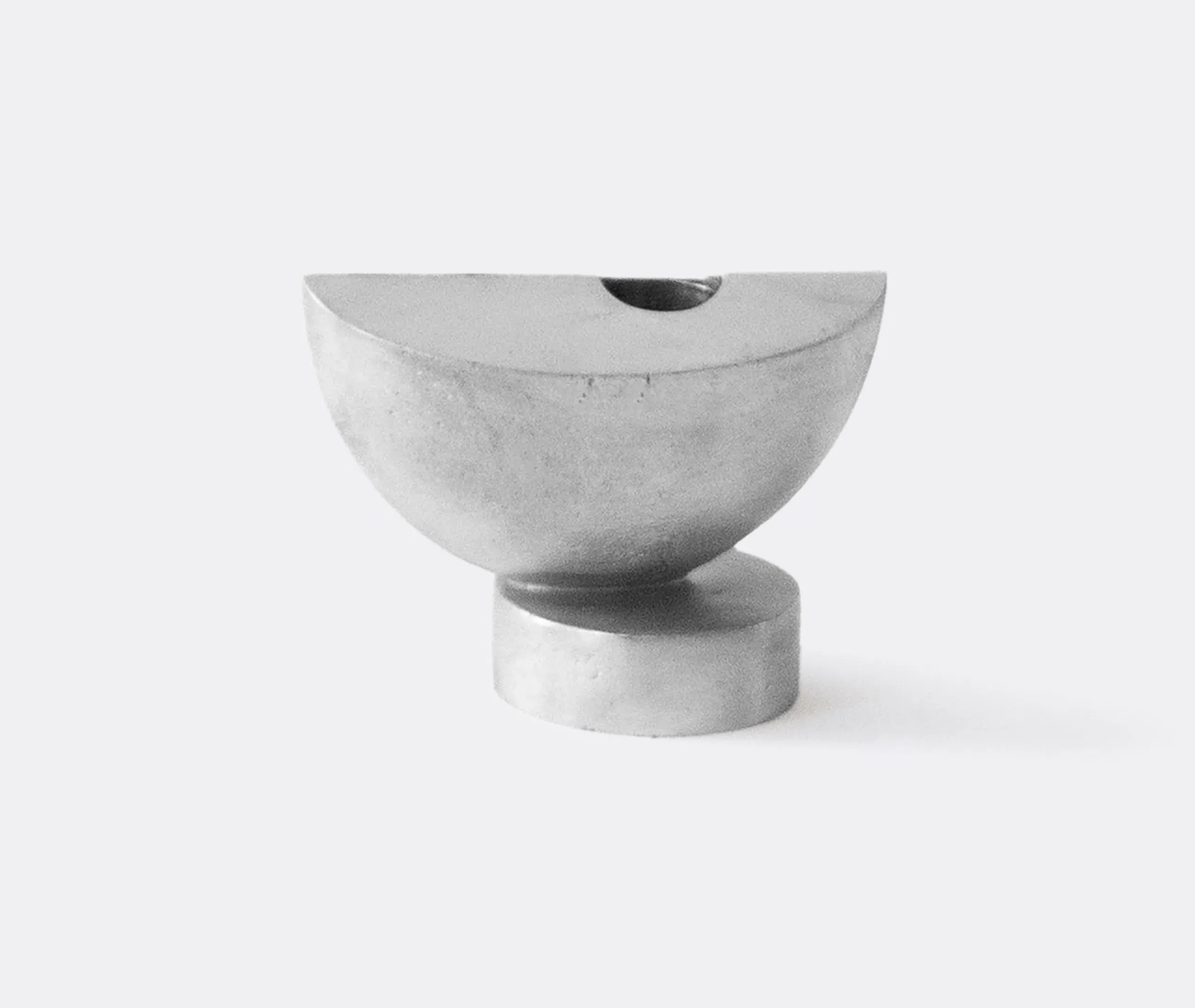 Poise Horizontal Candle Holder - Silver, Aluminum image