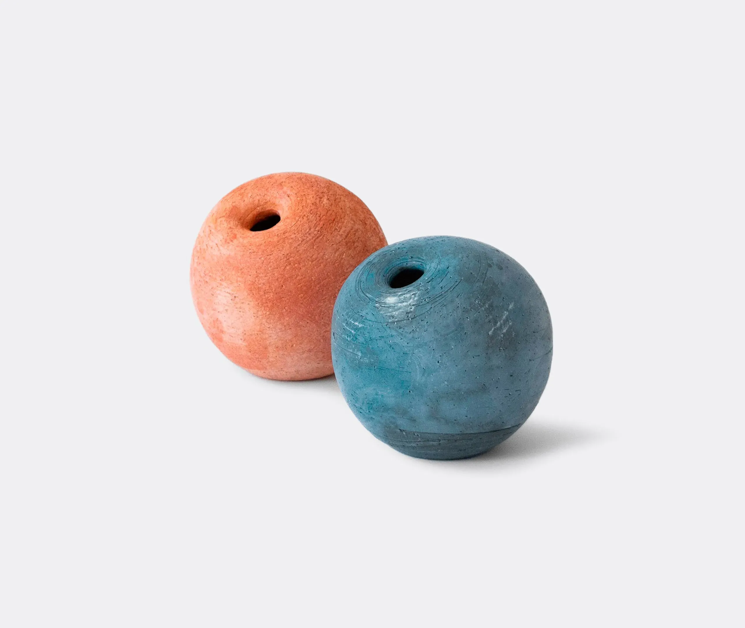 Small Vase with Gradient Finish - Orange, Ceramic