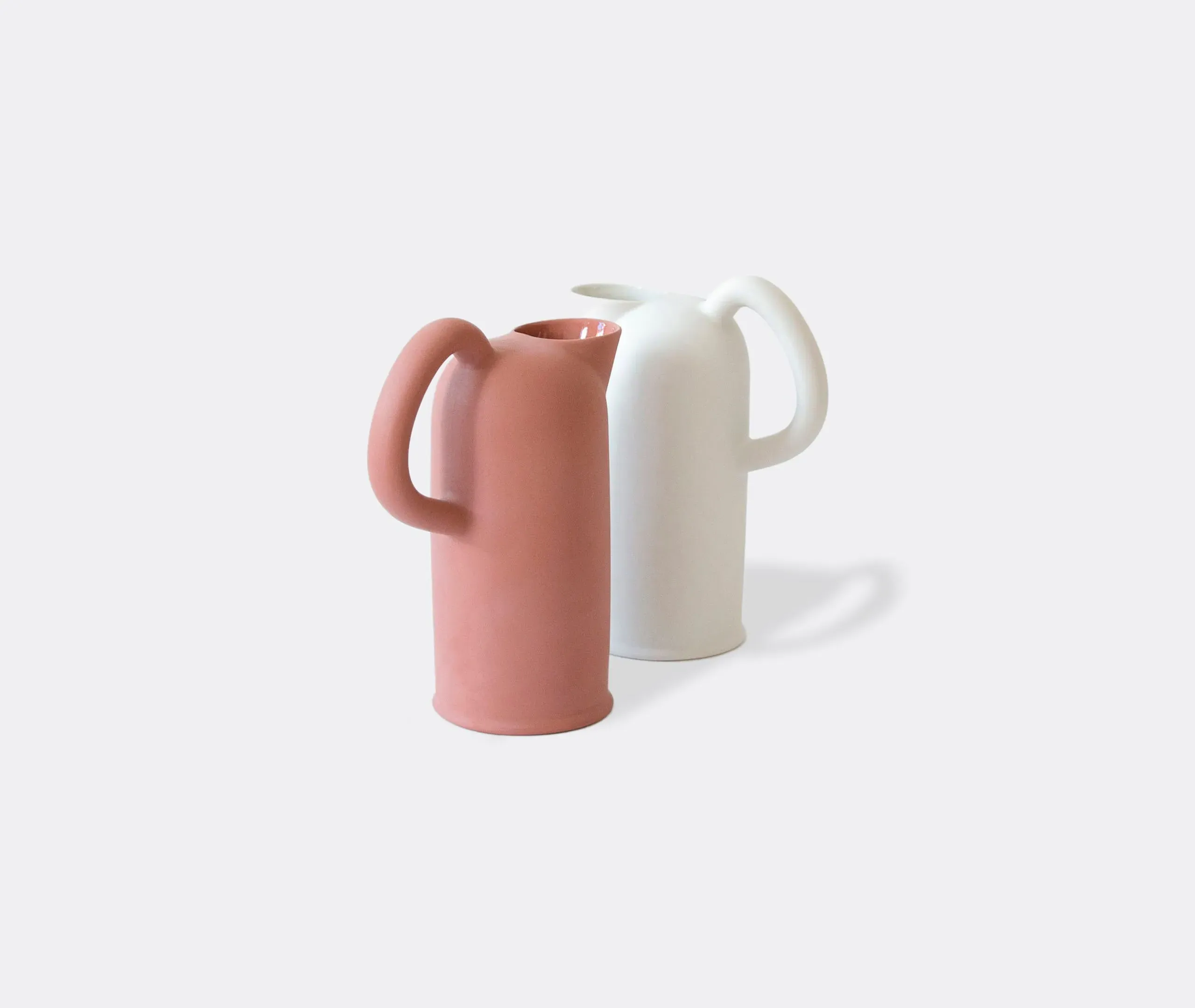 Water Jug with Handle - Terracotta, Porcelain