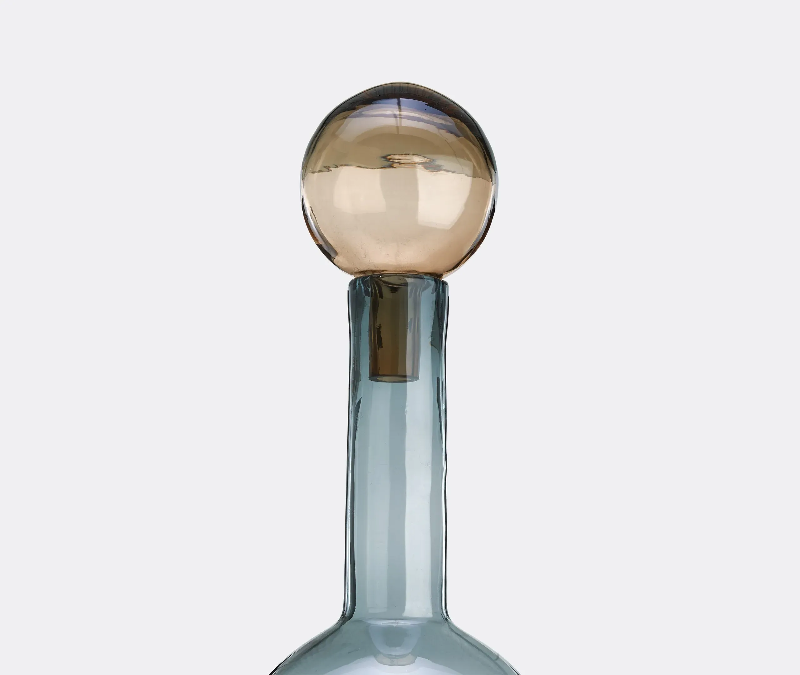 4-Piece Bottle Set XXL - Cognac, Glass