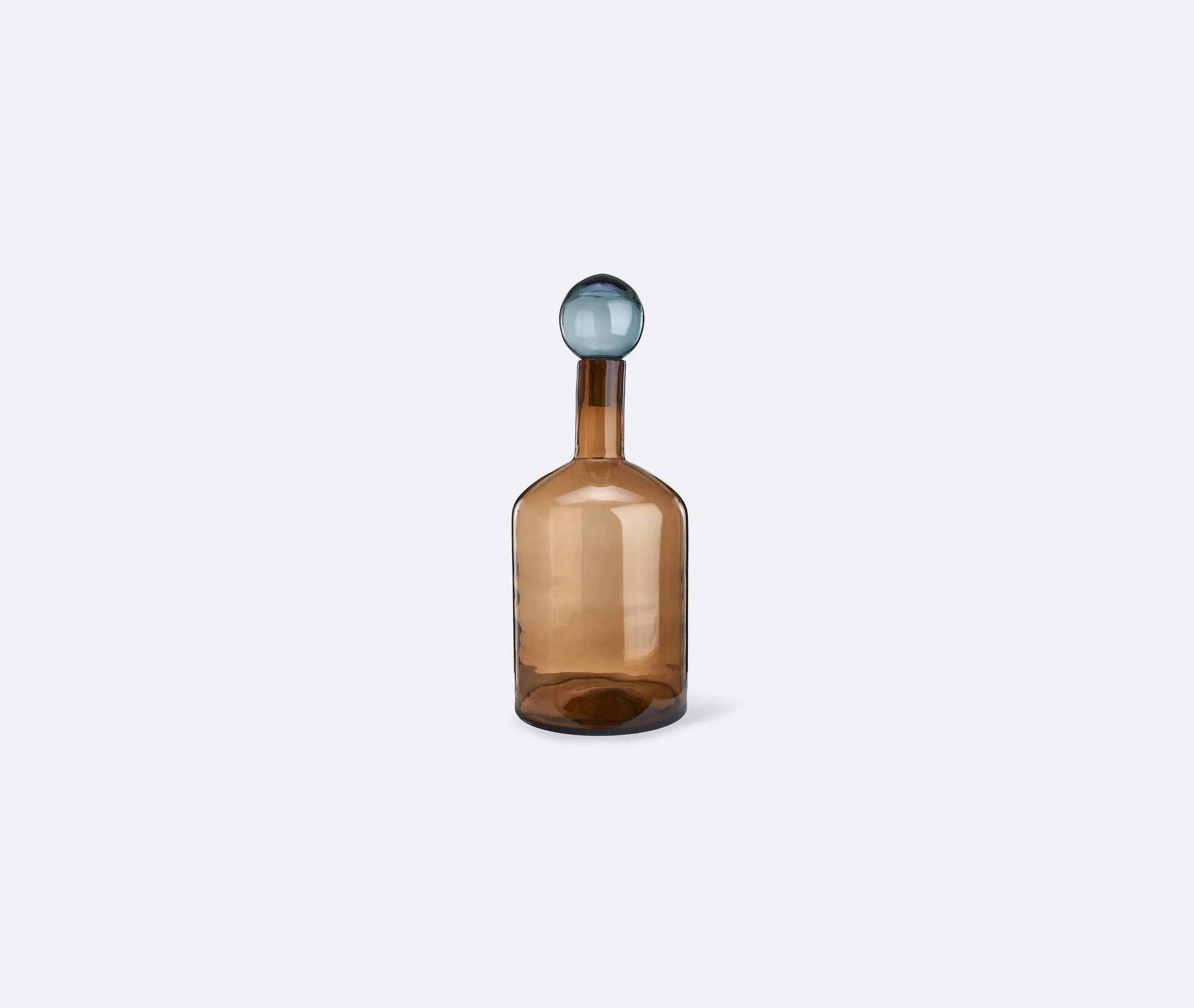 4-Piece Bottle Set XXL - Cognac, Glass