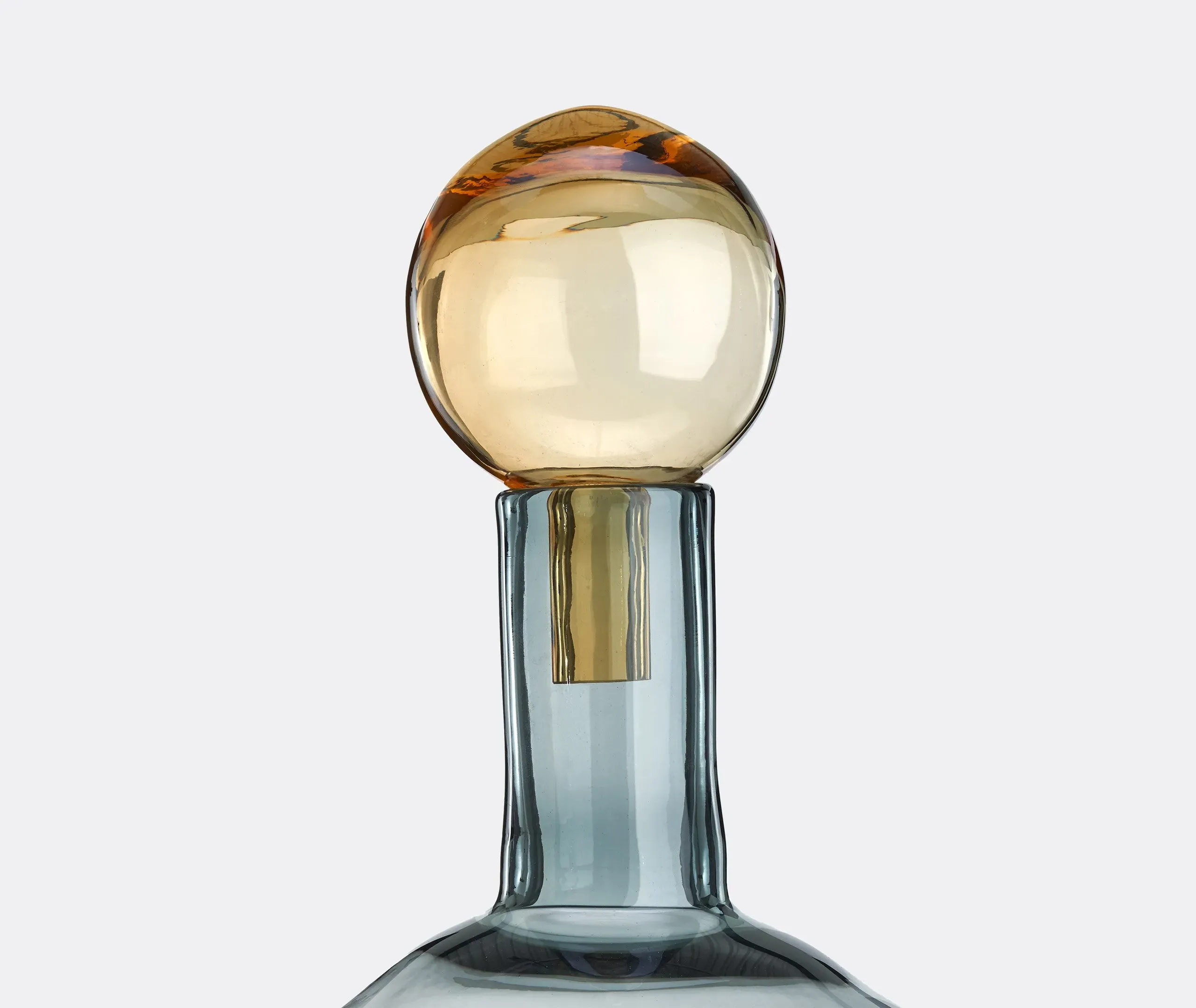 4-Piece Bottle Set XXL - Cognac, Glass