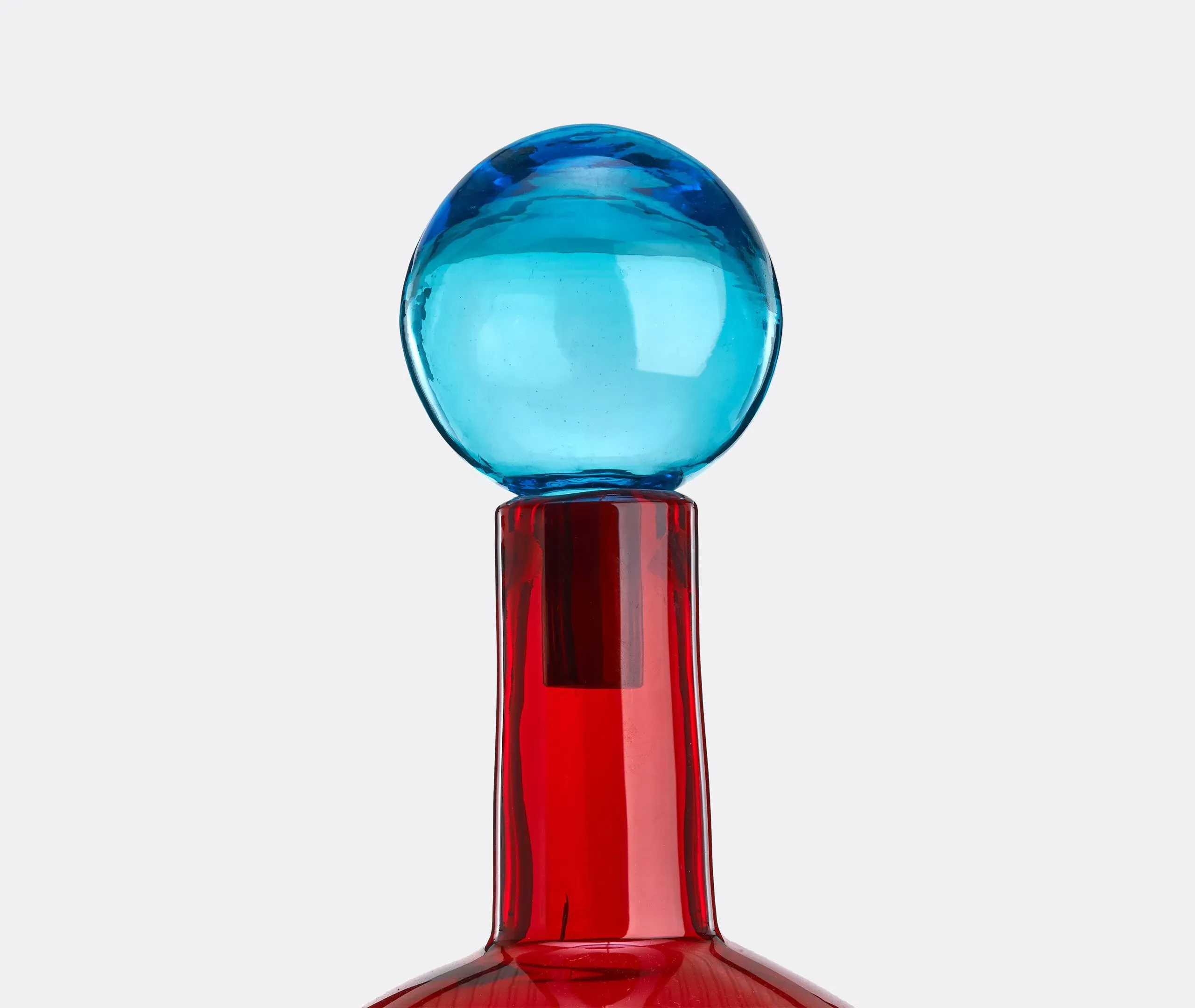 4-Piece Bottle Set XXL - Multicolor, Glass