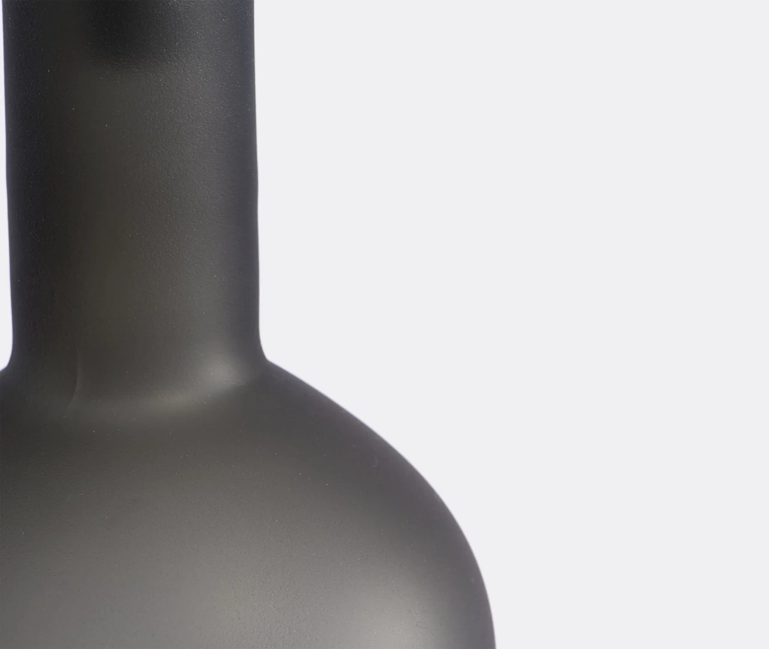 4-Piece Decorative Bottle Set - Black, Glass