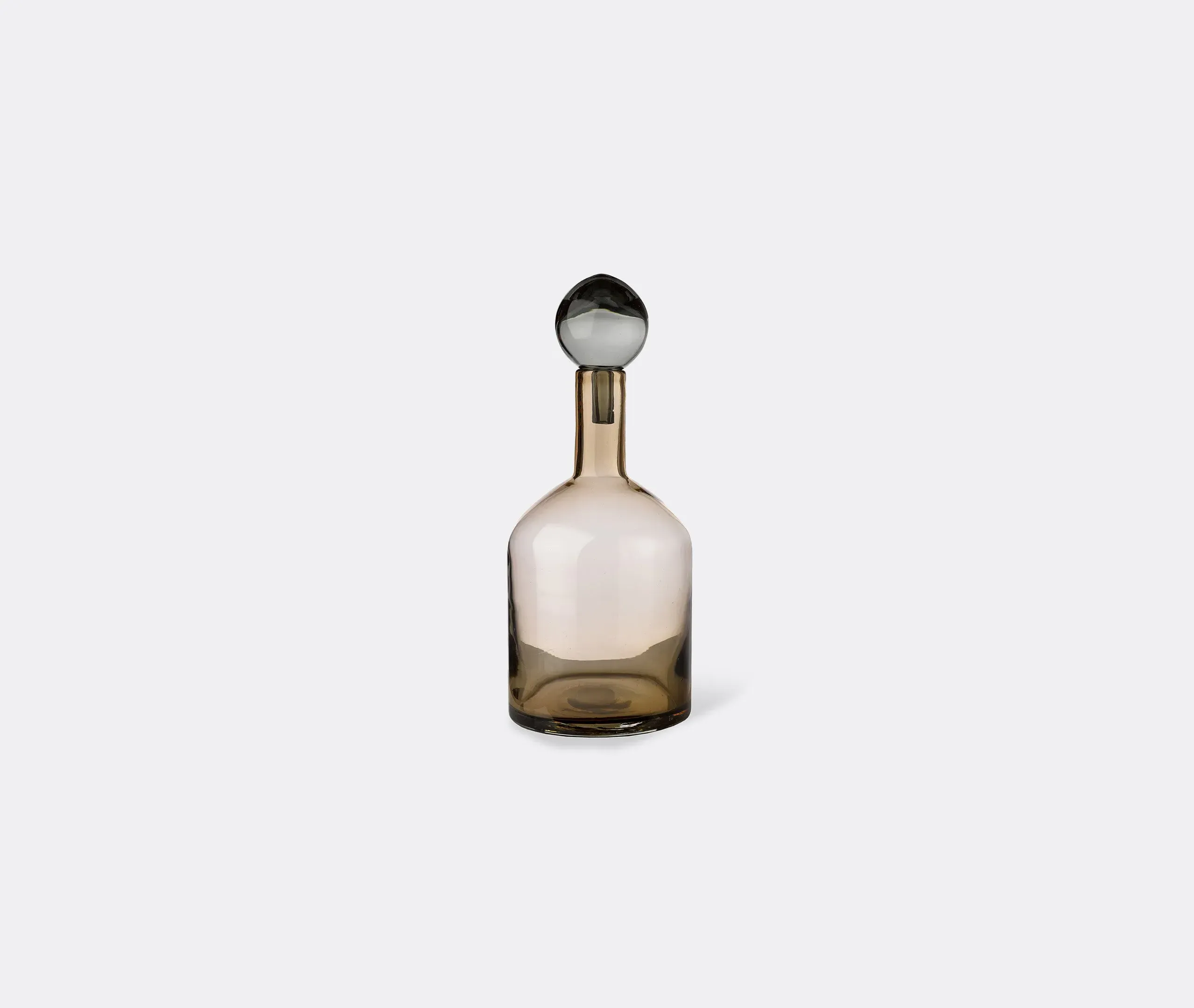 4-Piece Decorative Bottle Set - Cognac, Glass