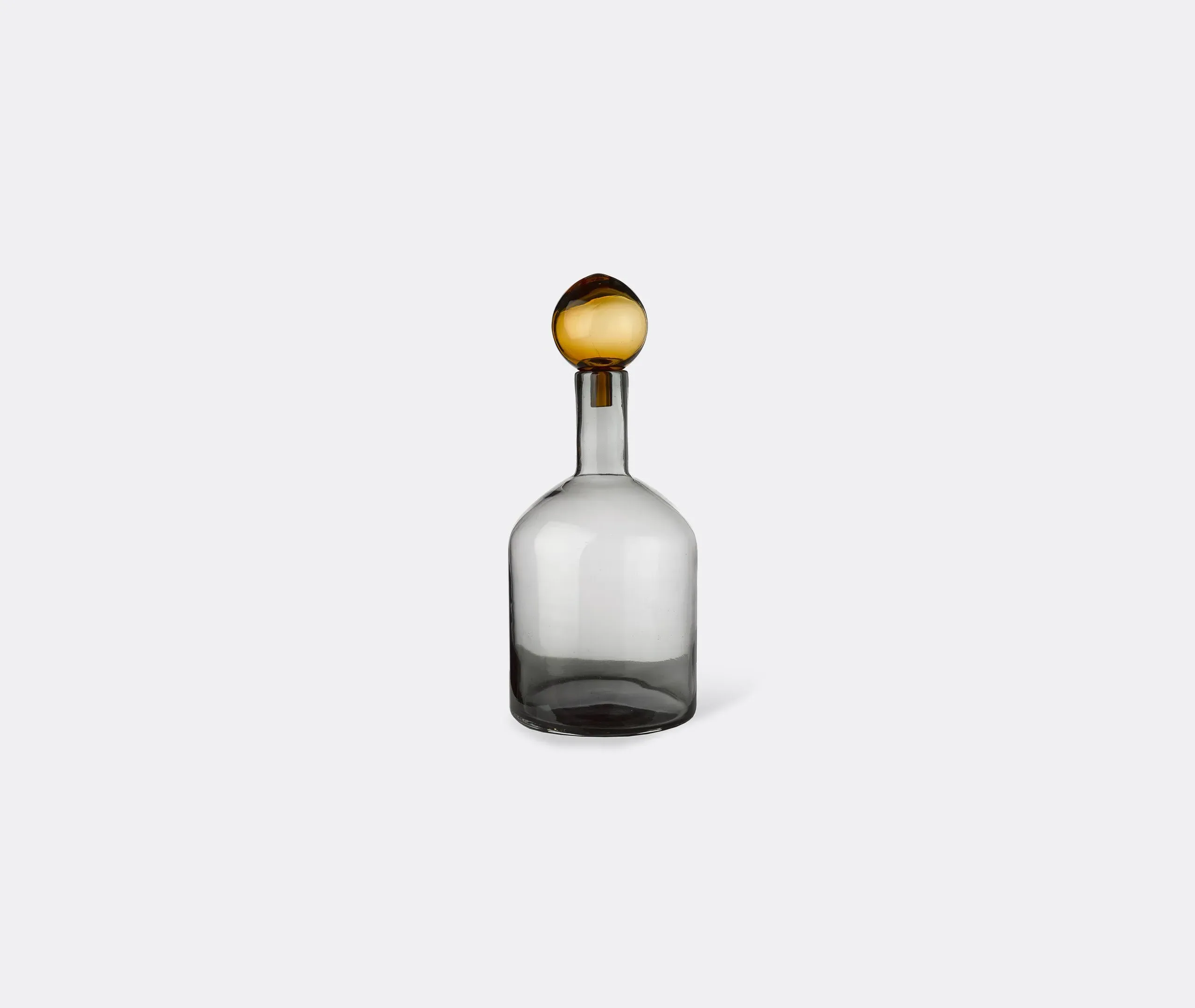 4-Piece Decorative Bottle Set - Cognac, Glass