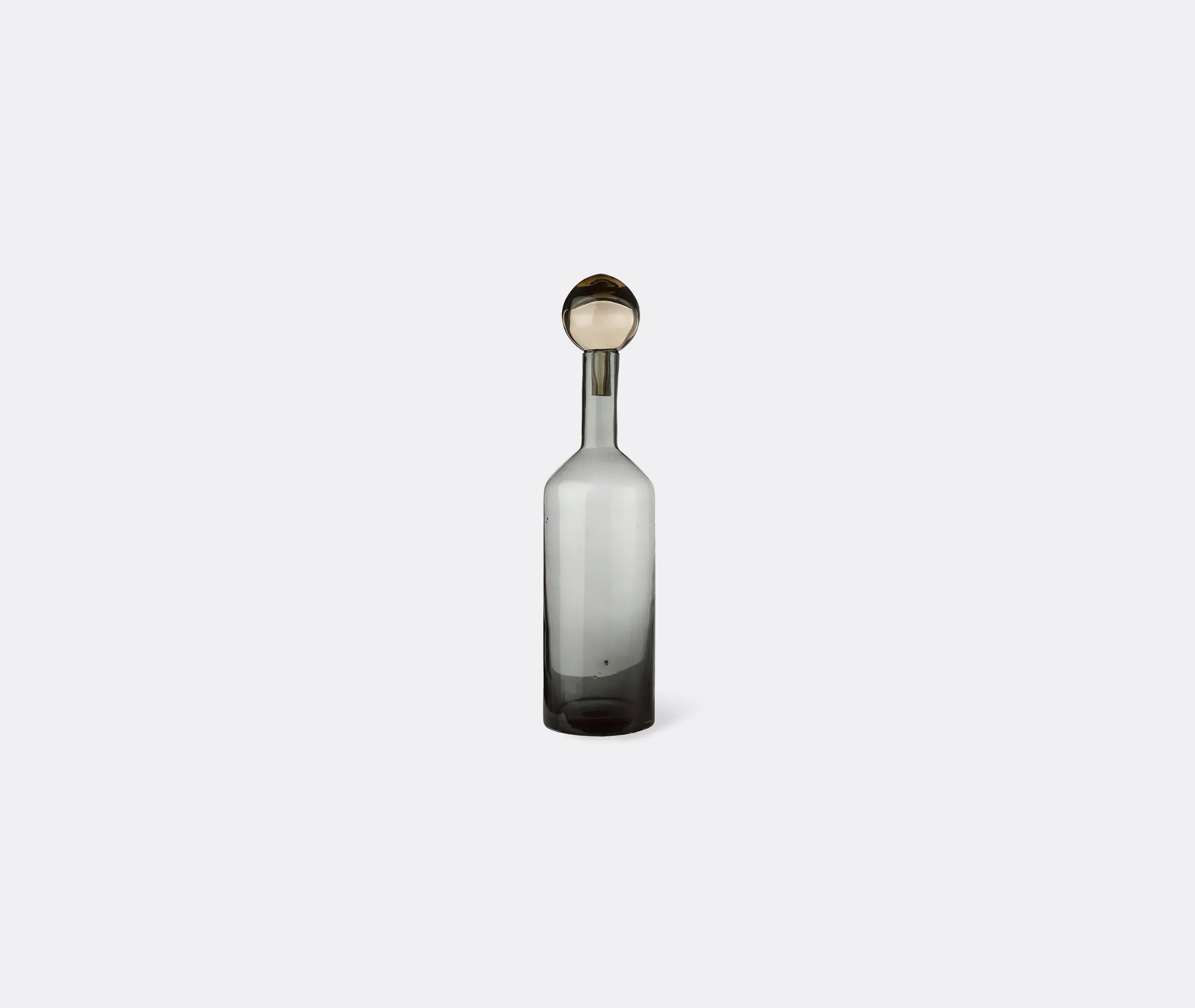 4-Piece Decorative Bottle Set - Cognac, Glass