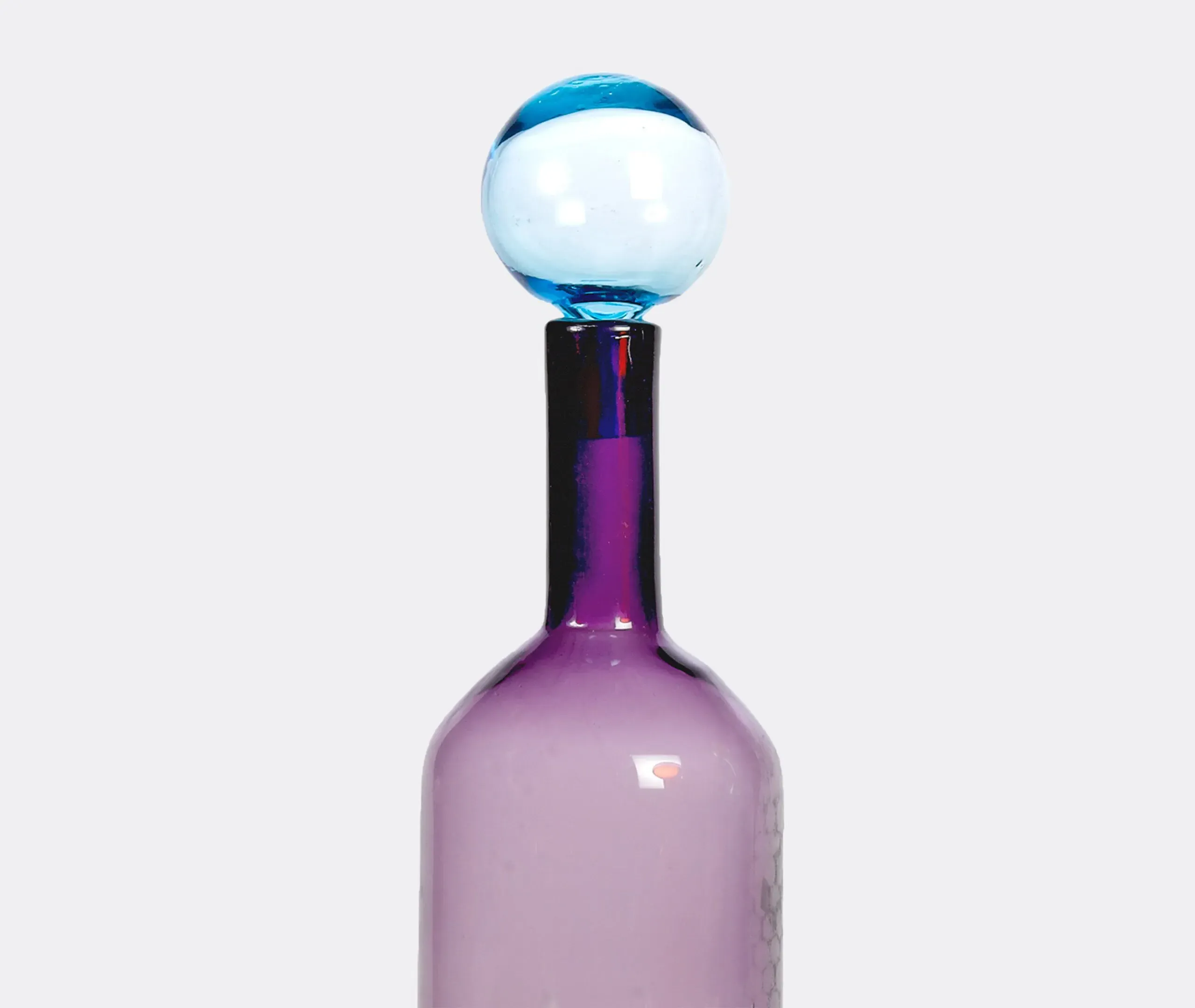 4-Piece Decorative Bottle Set - Multicolor, Glass