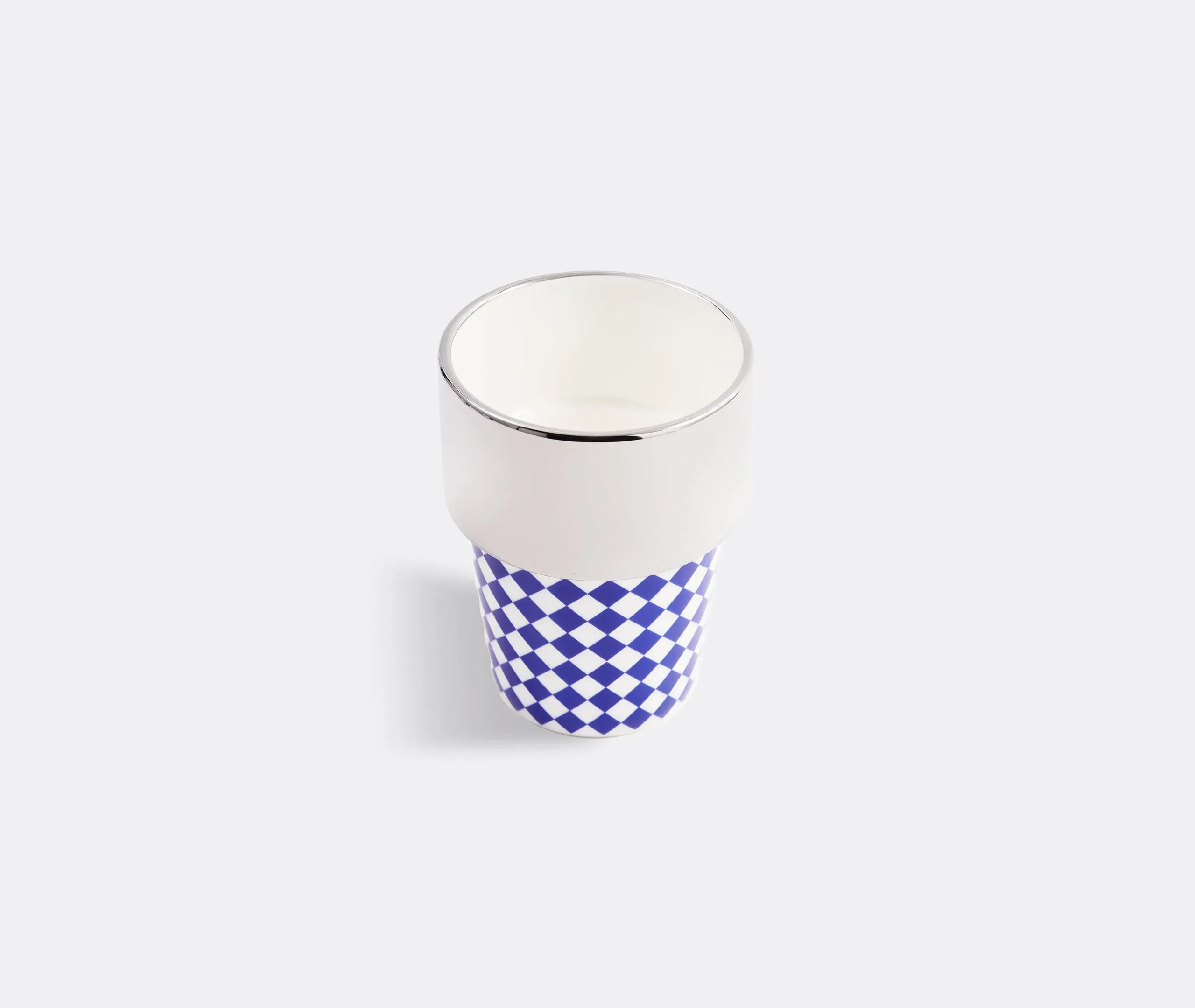 4-Piece Mug Set with Lids - Dark Blue