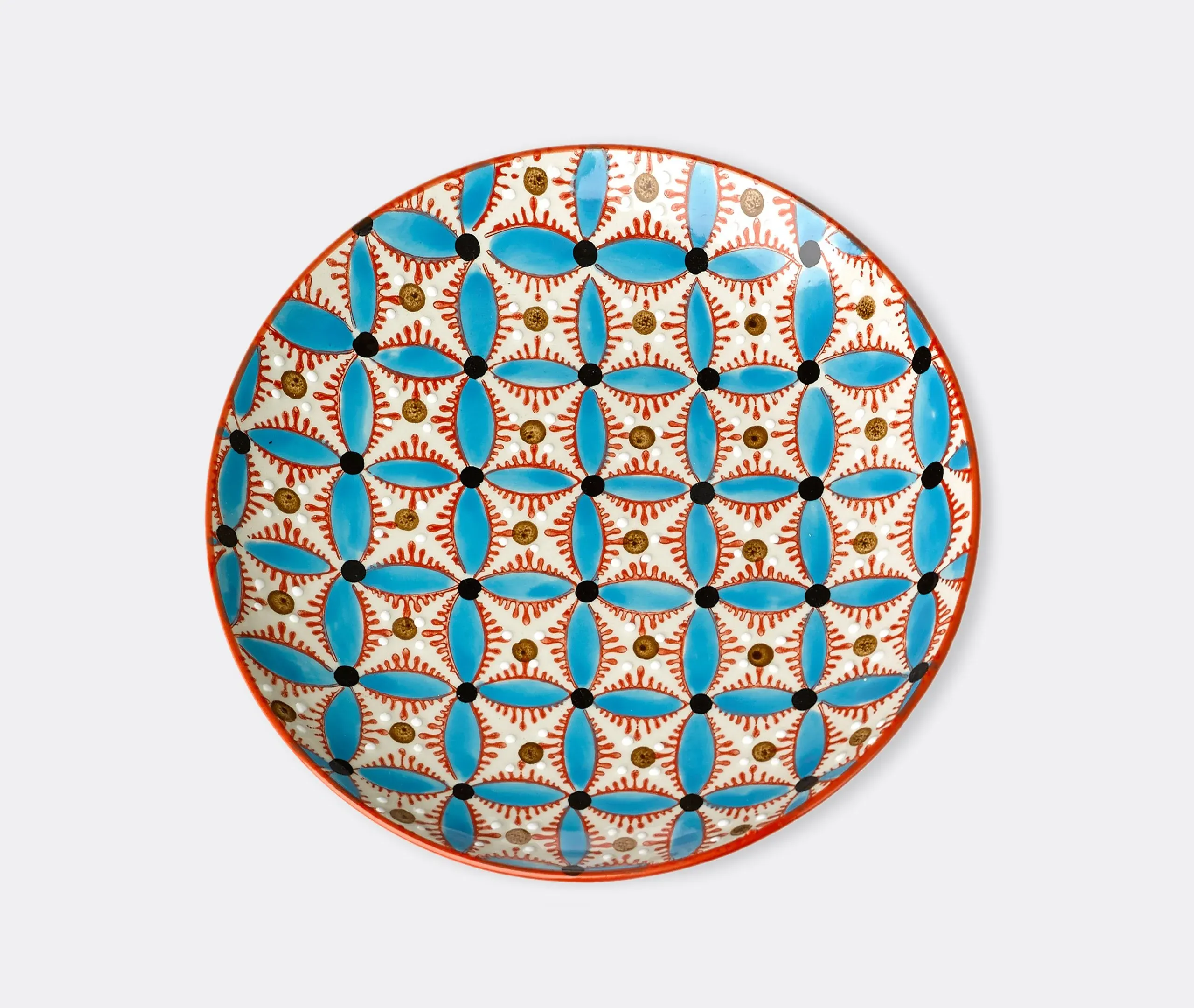 4-Piece Side Plate Set - Multicolor, Ceramic