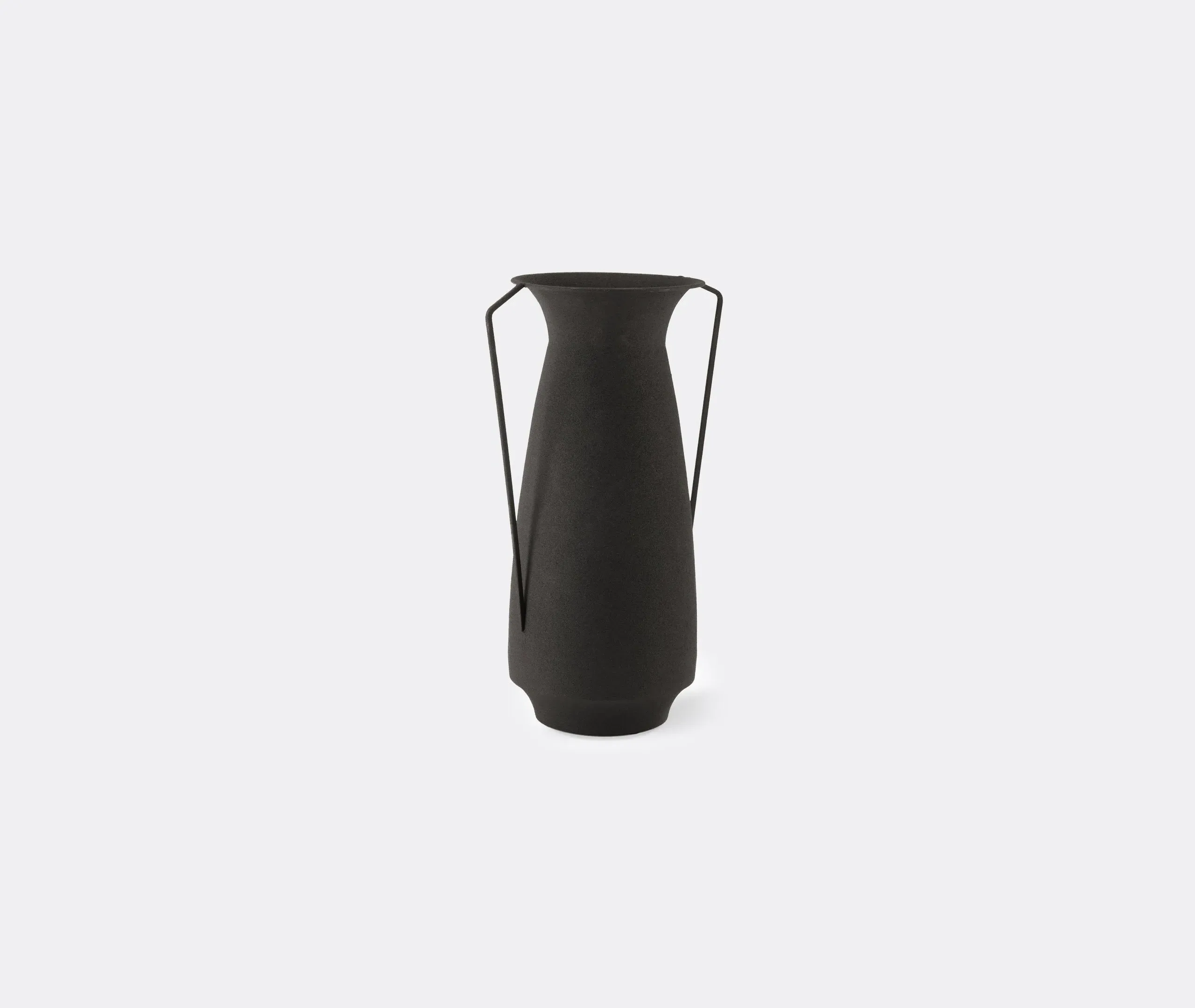 4-Piece Vase Set Roman Style - Black, Iron