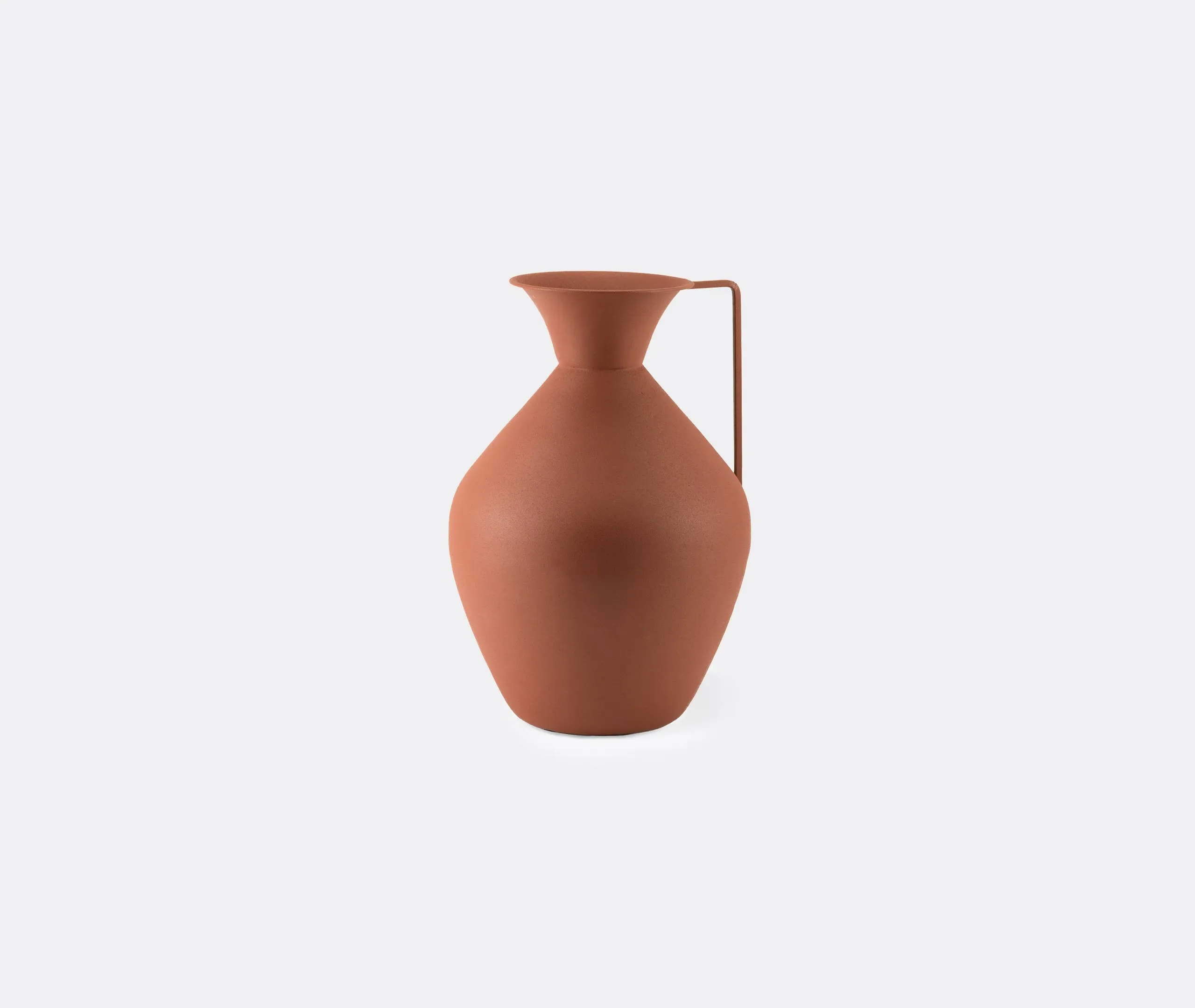 4-Piece Vase Set Roman Style - Cognac, Iron