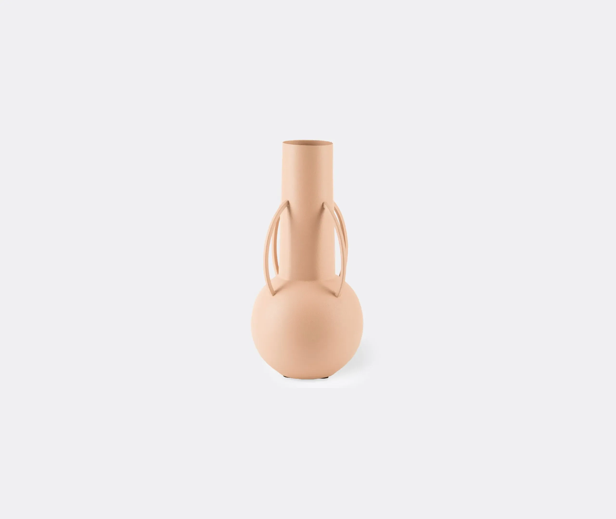 4-Piece Vase Set Roman Style - Cognac, Iron