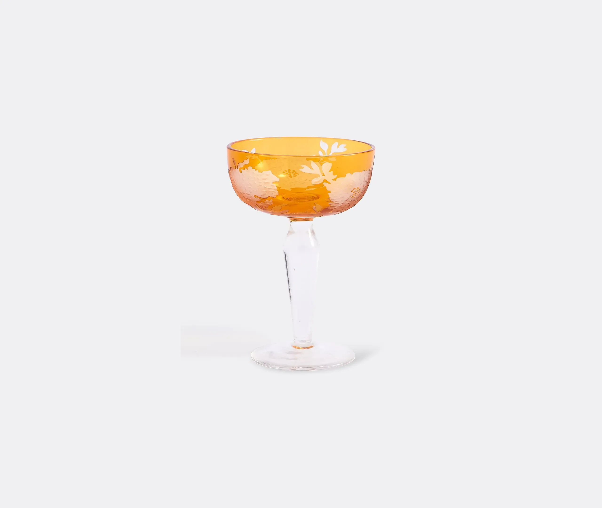6-Piece Coupe Glass Set - Multicolor, Glass