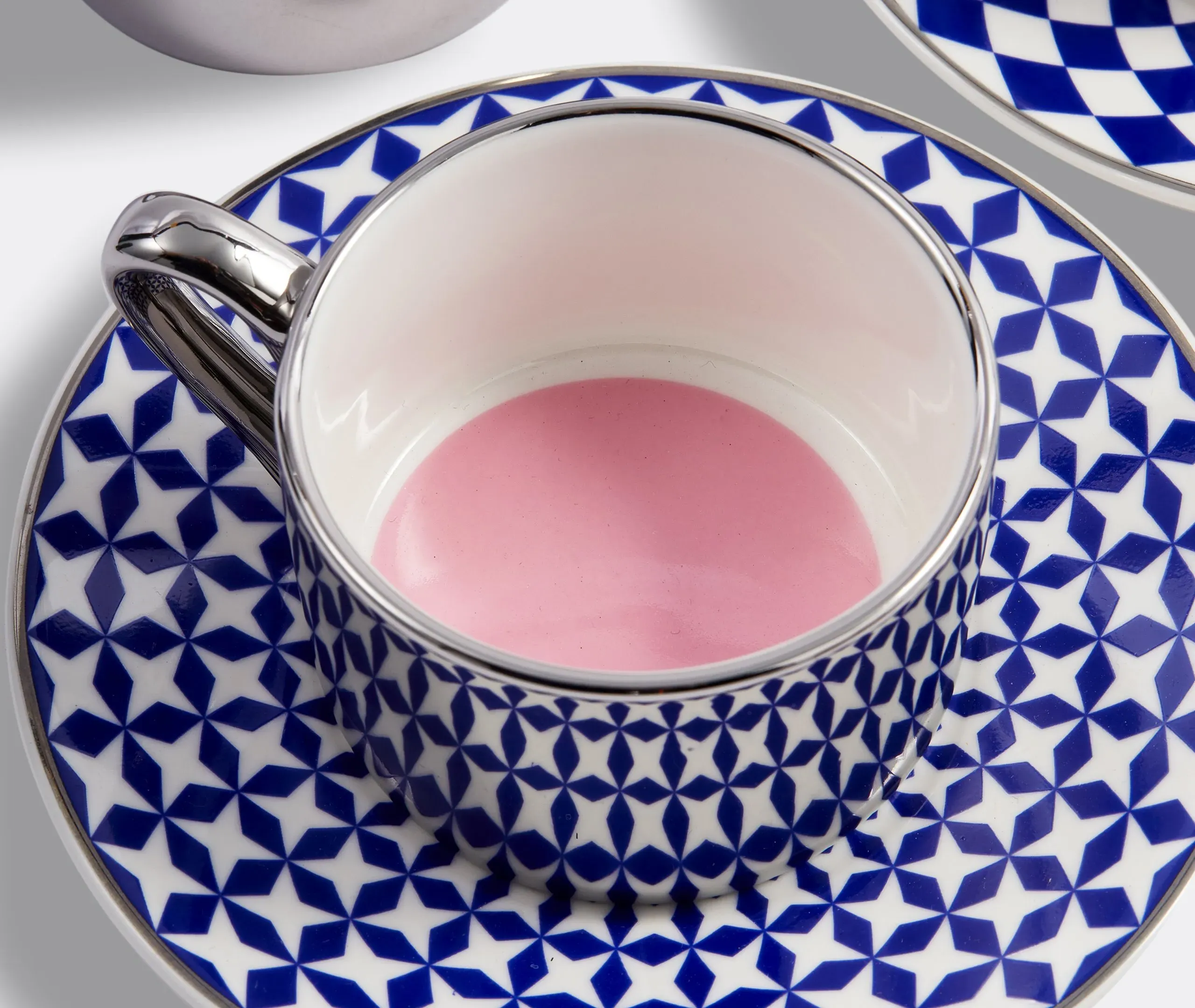 Aunty Espresso Cup Set of Four - Dark Blue