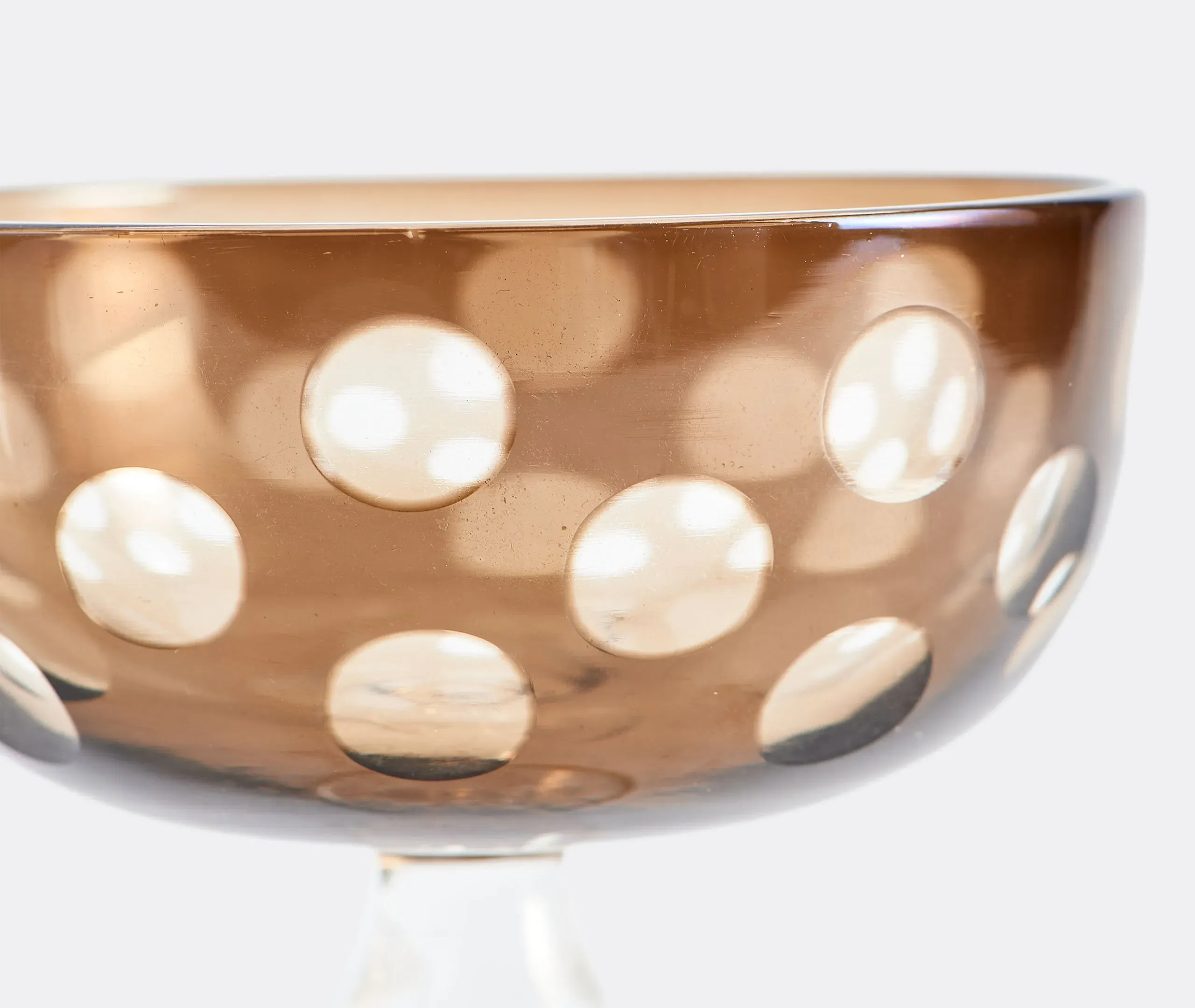 Cuttings Coupe Set of Six - Multicolor, Glass