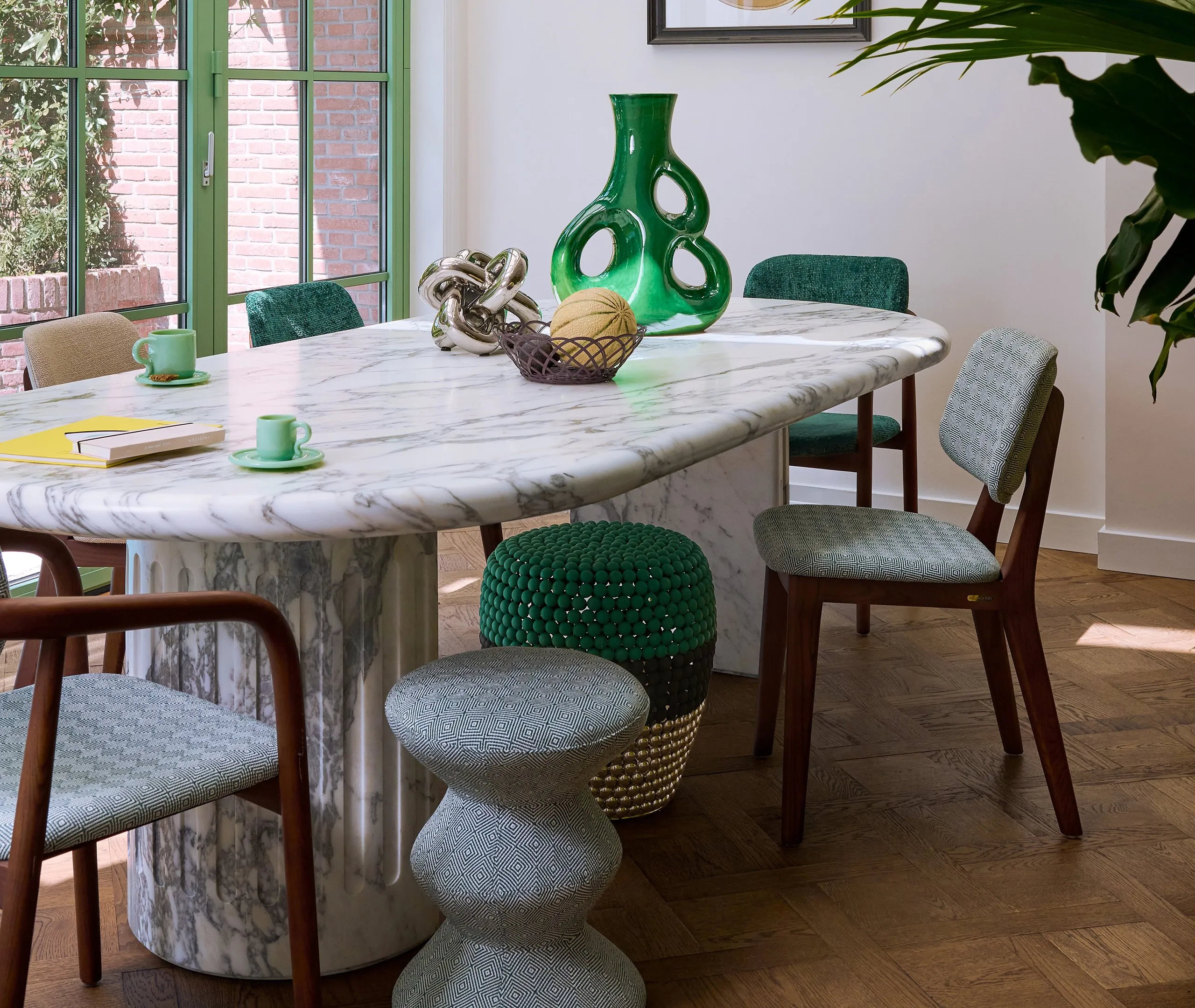 Gobi Espresso Cup Set of Two - Light Green, Glass