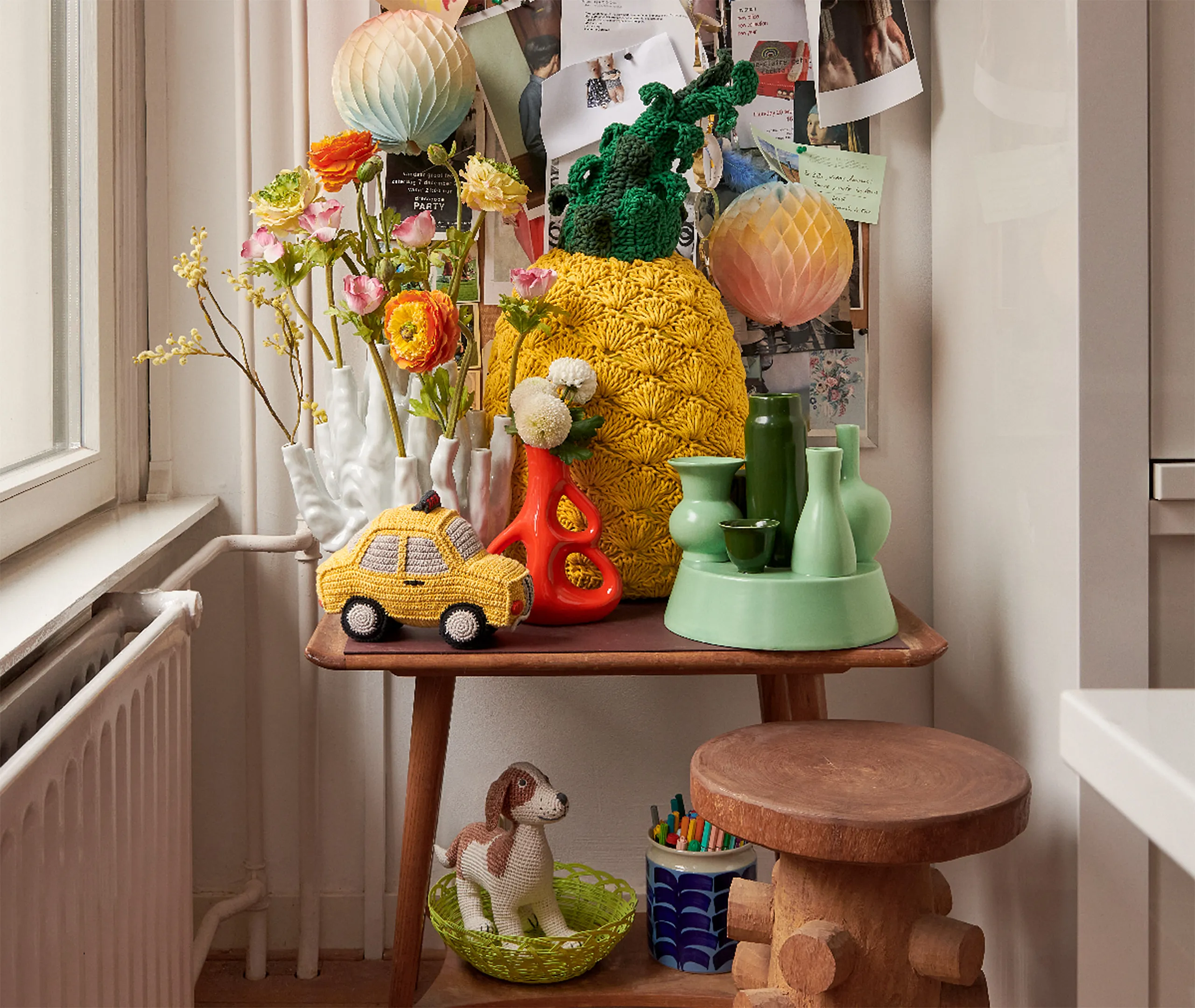 Hong Kong Vase - Dark Green