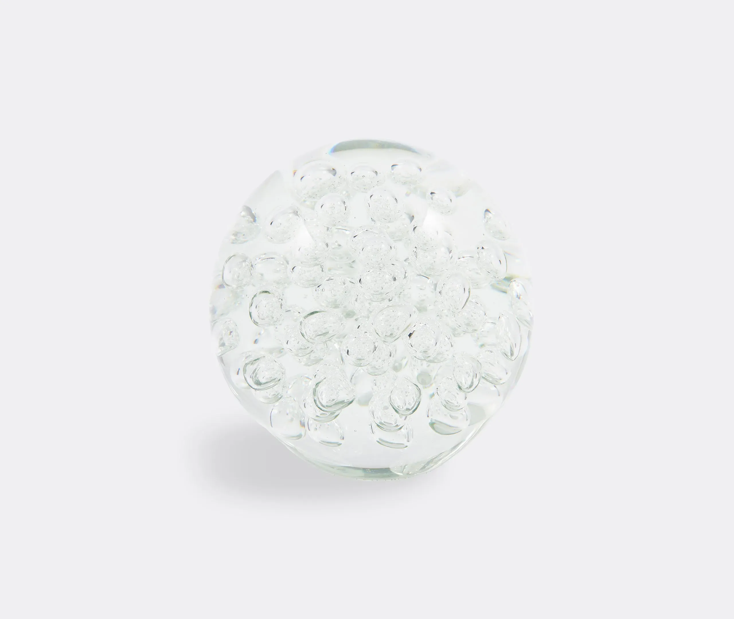 Large Glass Ball Decorative - Clear, Glass
