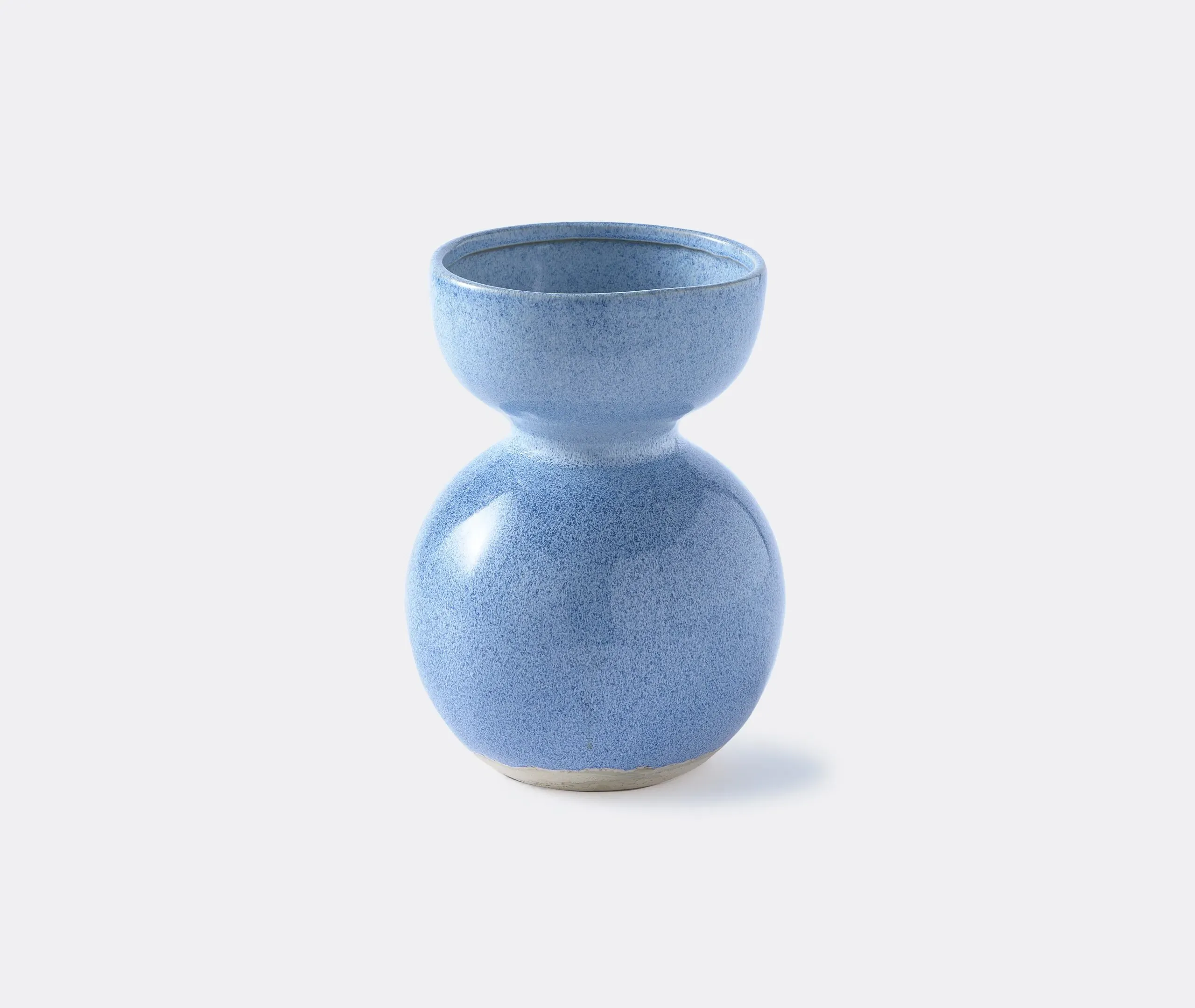 Large Vase with Reactive Glaze - Blue