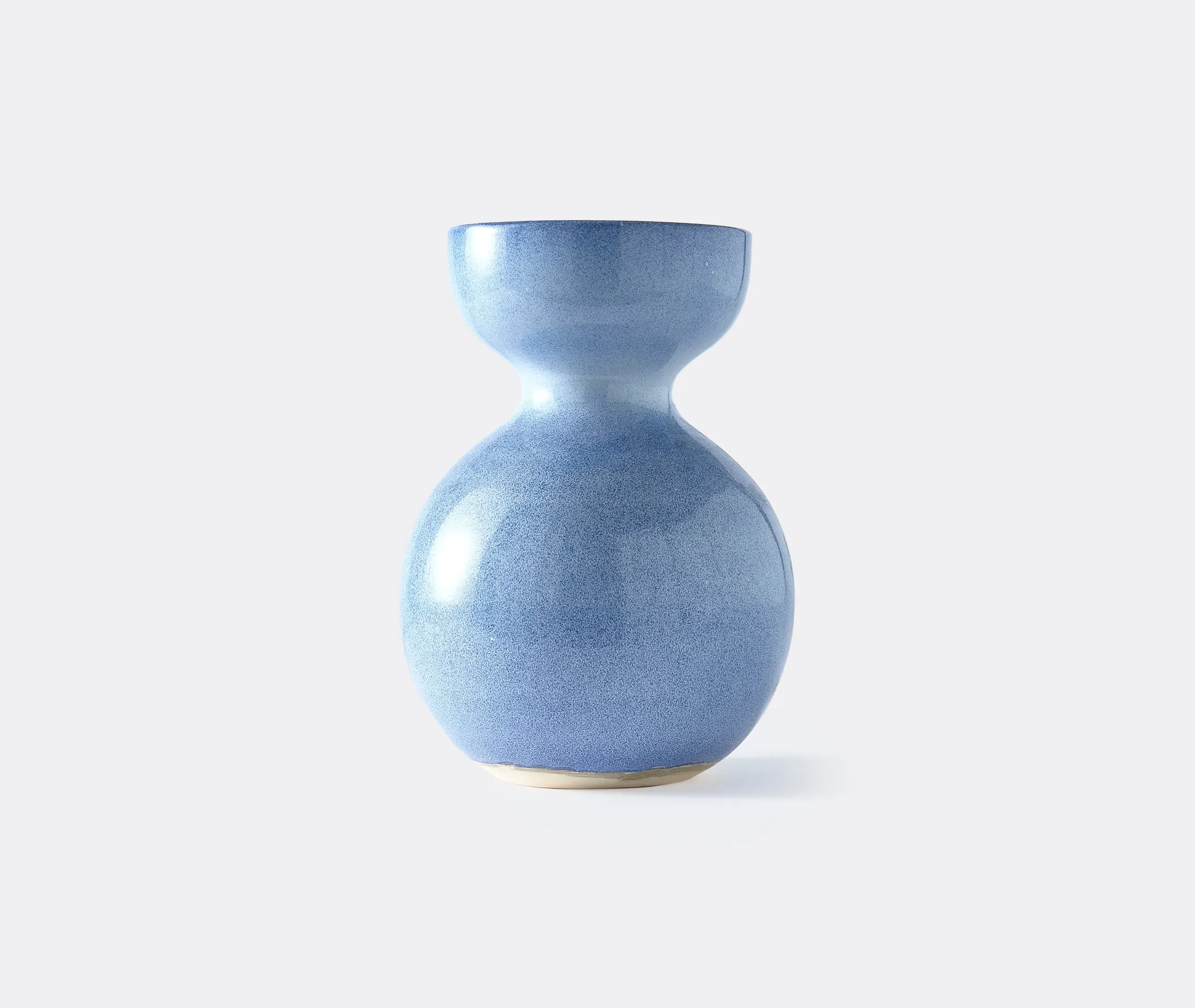 Large Vase with Reactive Glaze - Blue