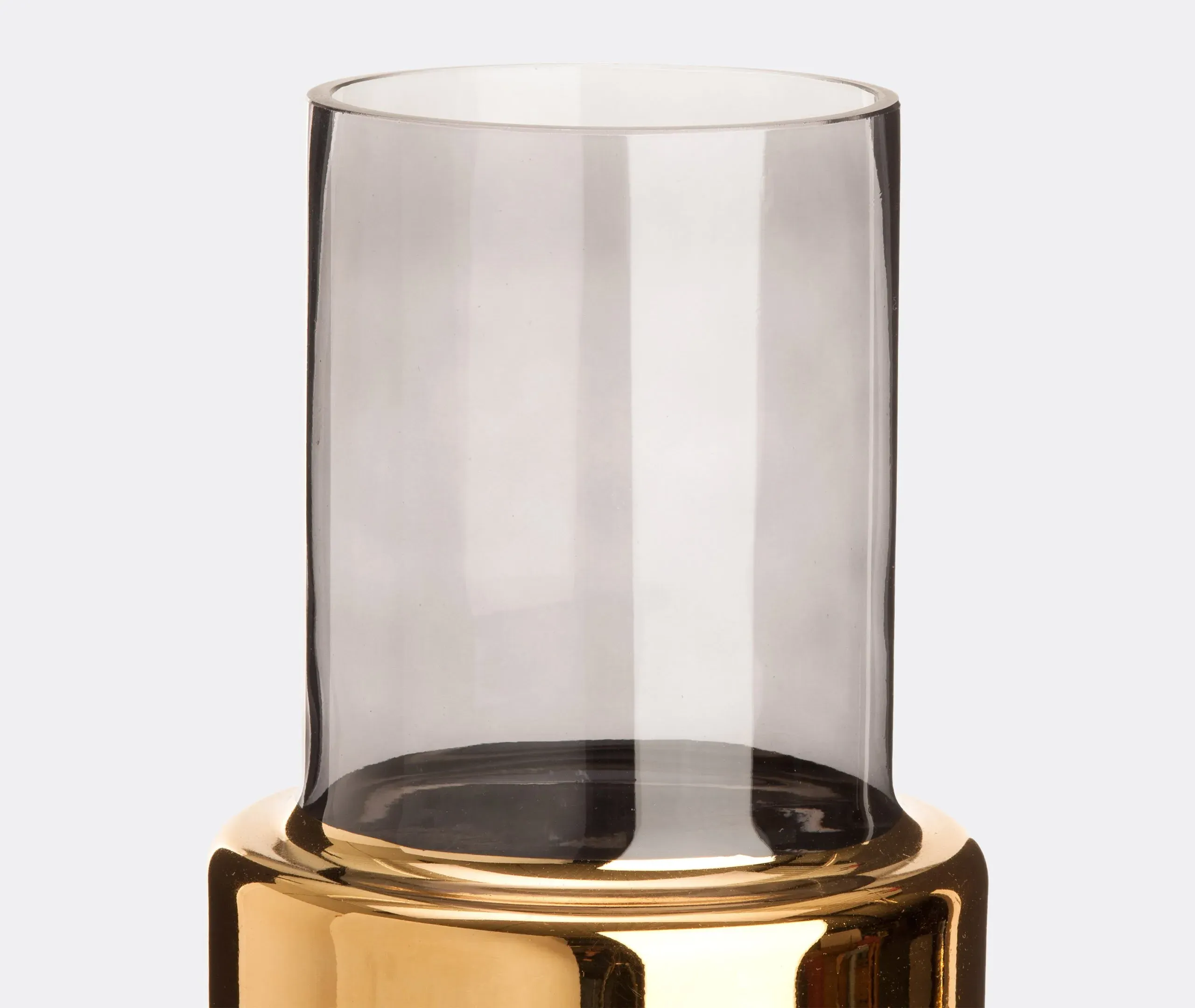 Lobby Small Vase - Gold, Glass