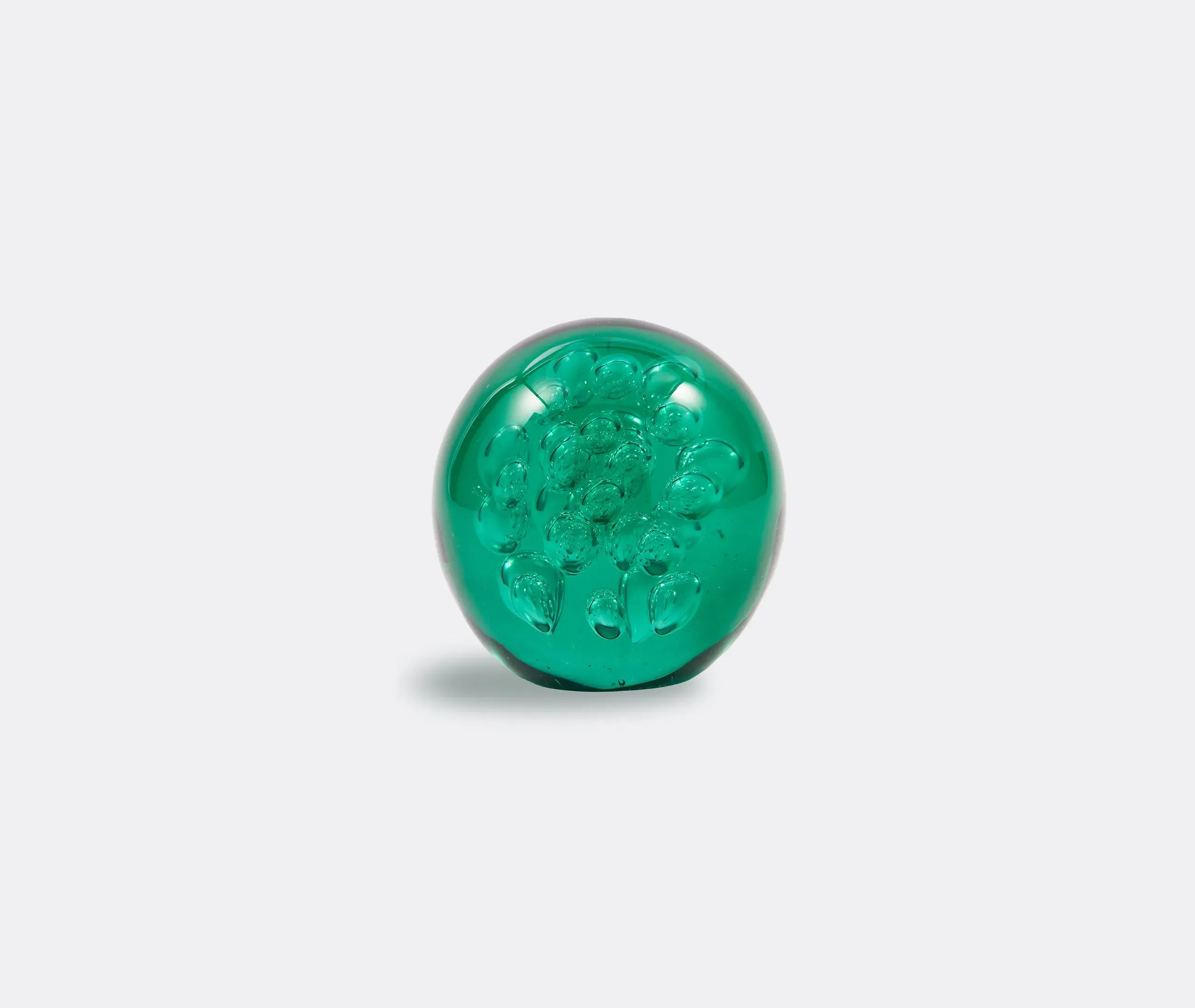 Medium Glass Ball Decorative - Green, Glass image