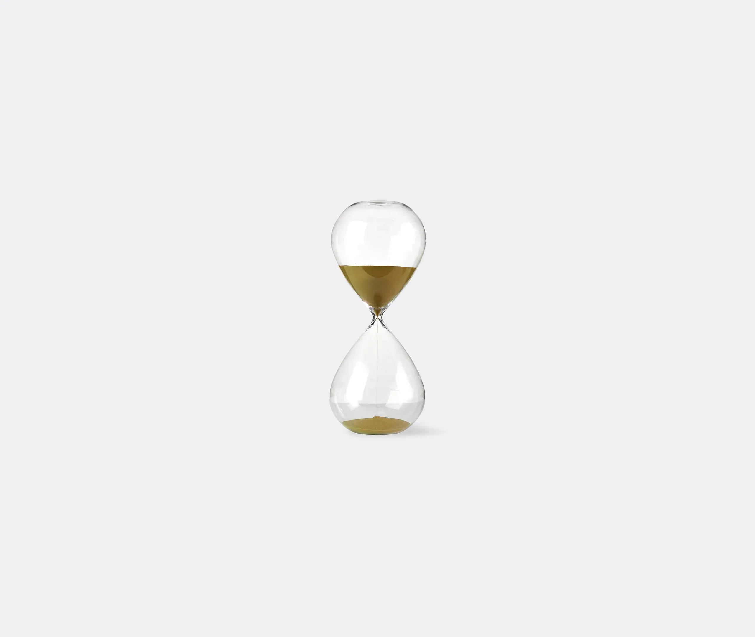 Medium Sandglass Ball Hourglass - Gold, Glass