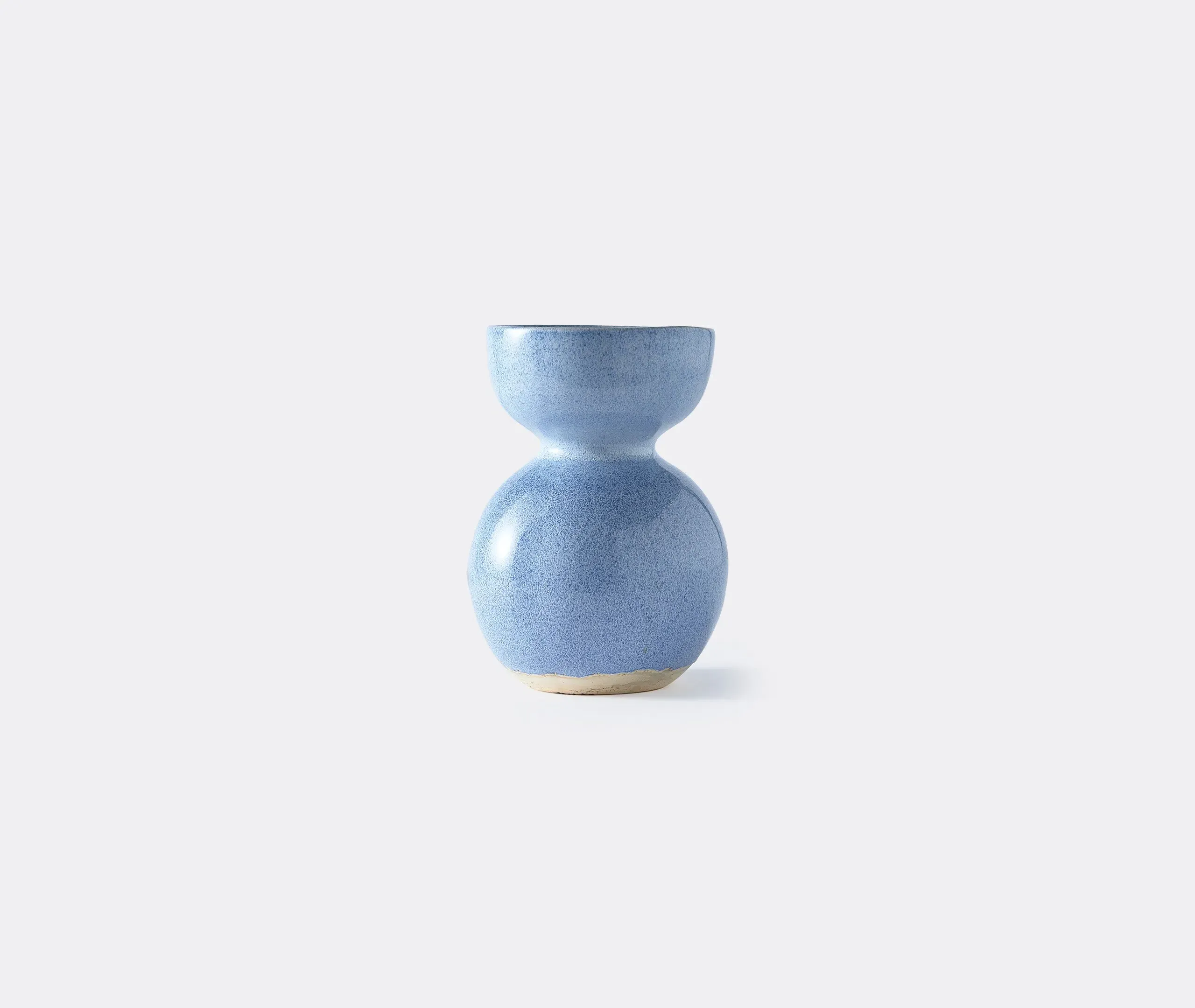Medium Vase with Reactive Glaze - Blue, Ceramic image